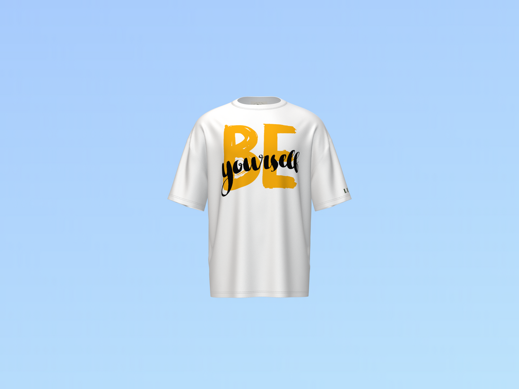 BE YOURSELF PRINTED T-SHIRT