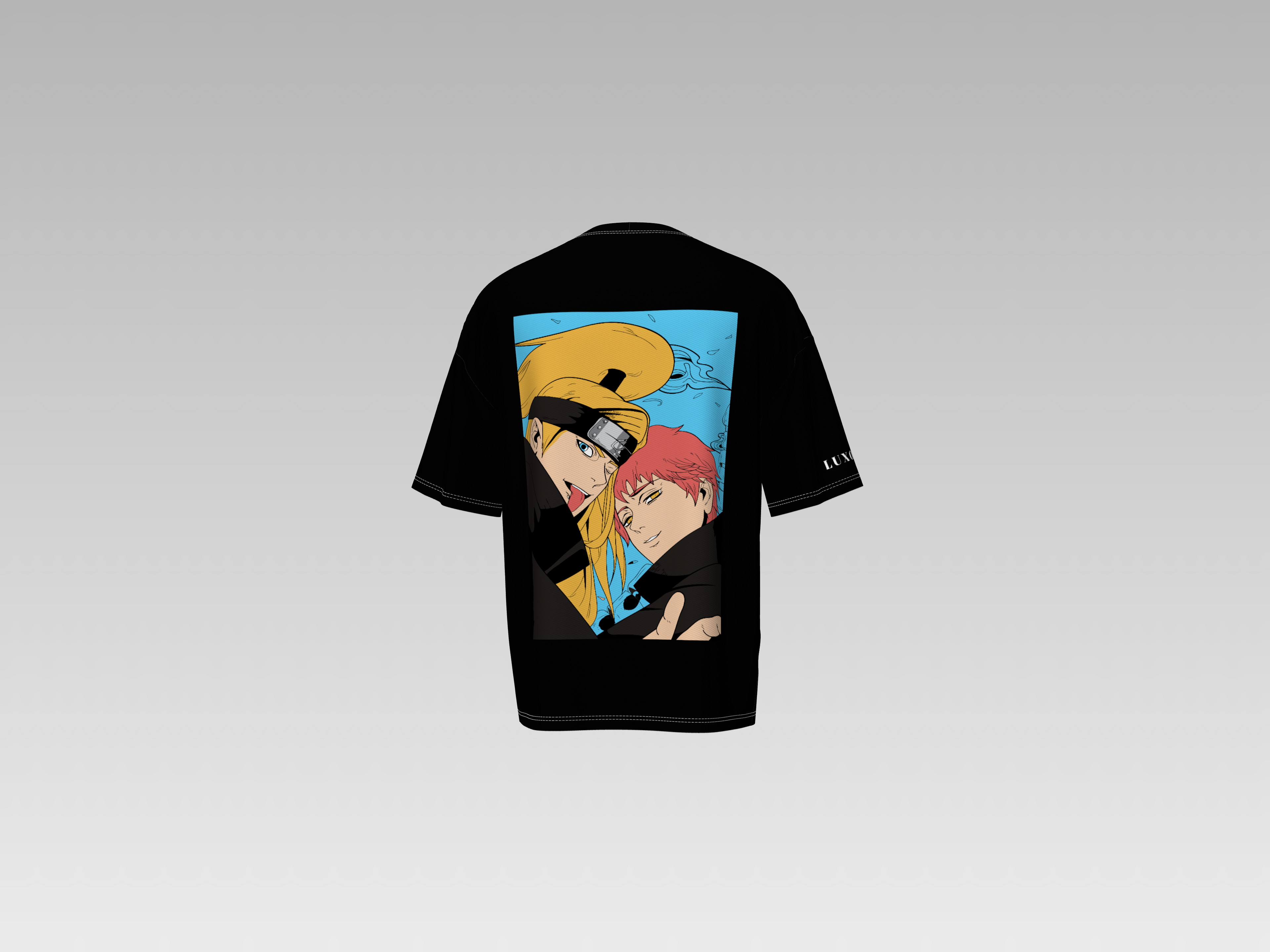 SASORI AND DEIDARA PRINTED T-SHIRT