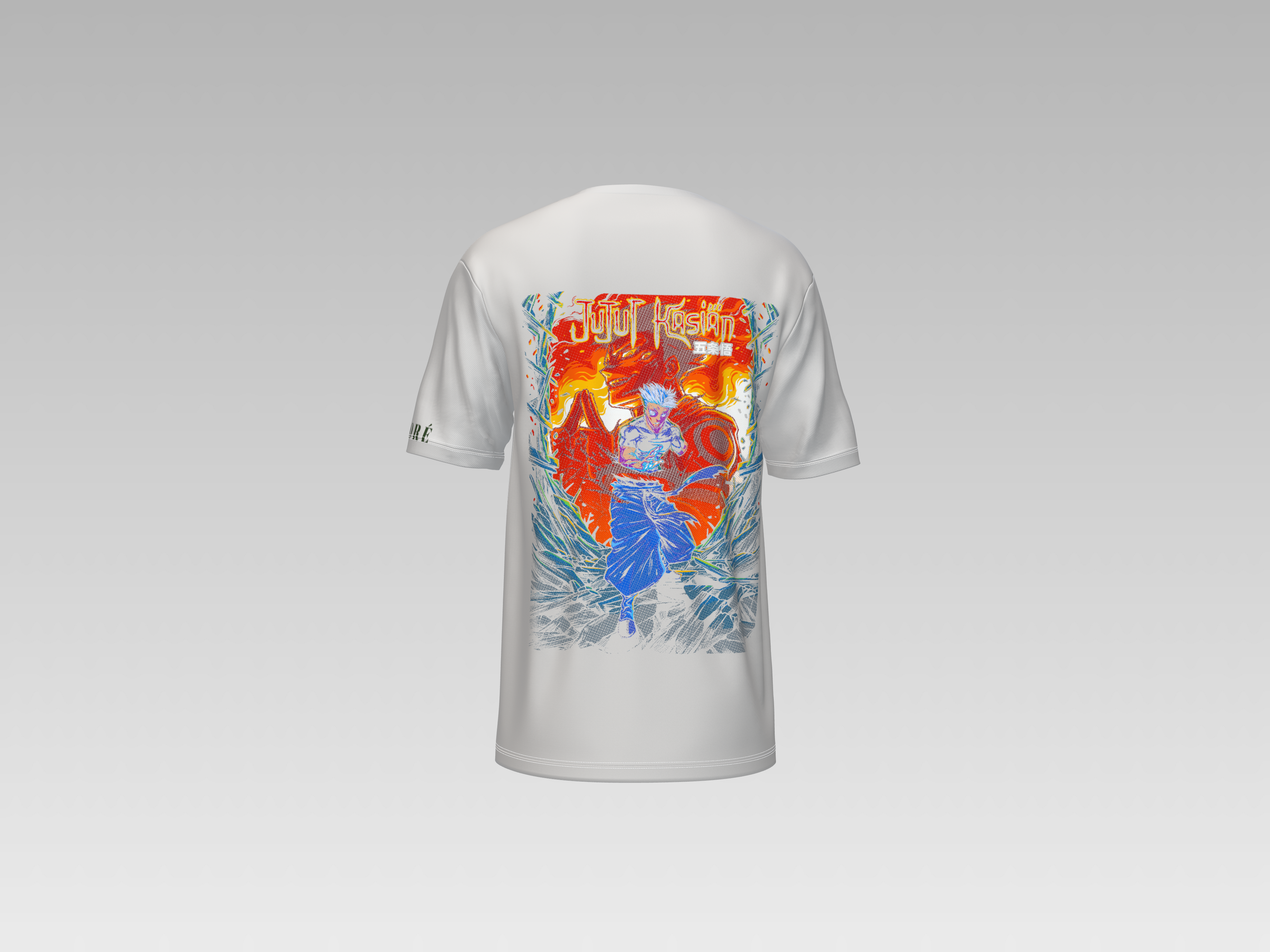 CRAZY MONK JUJUTSU KAISEN PRINTED T-SHIRT