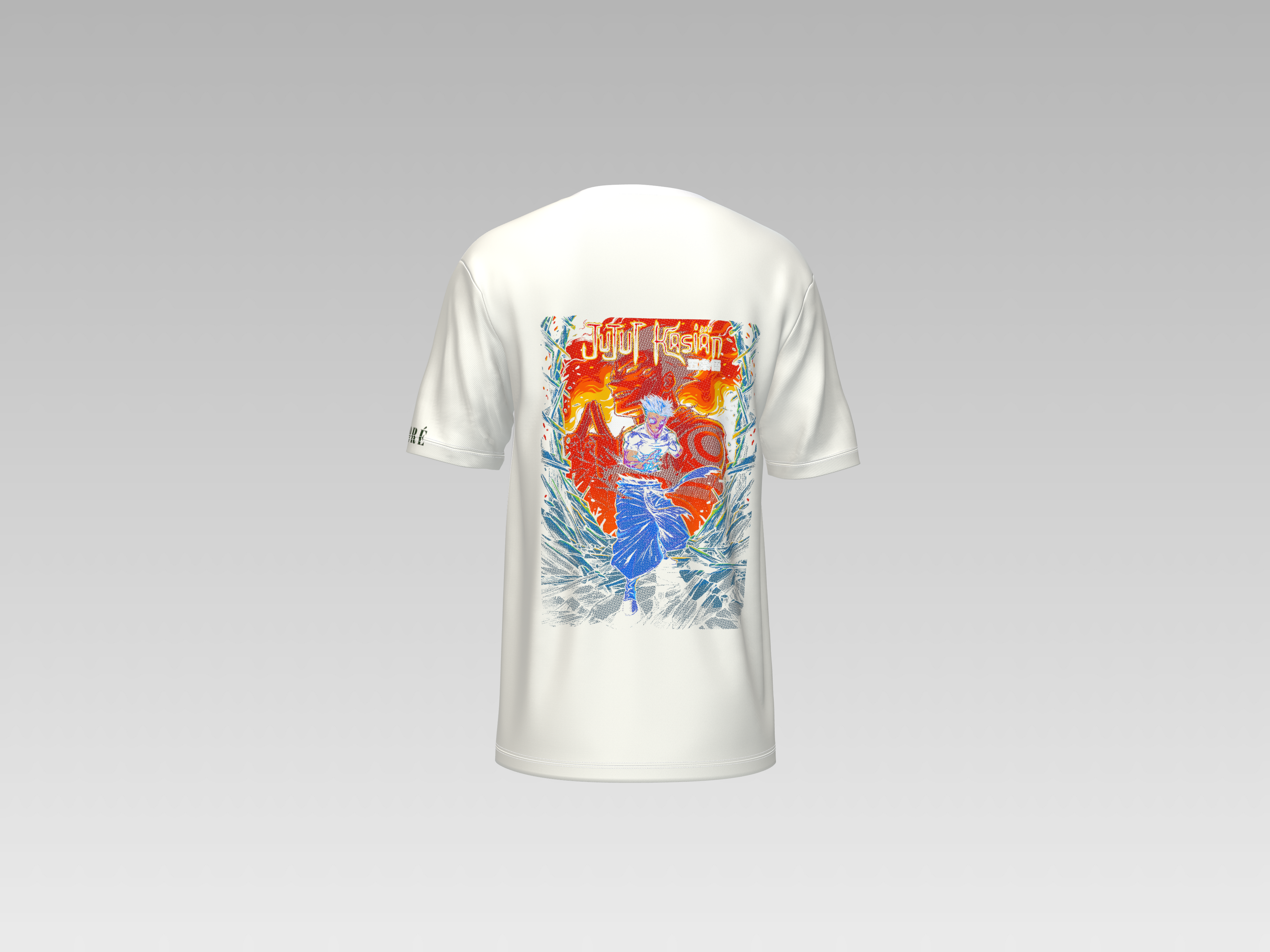 CRAZY MONK JUJUTSU KAISEN PRINTED T-SHIRT