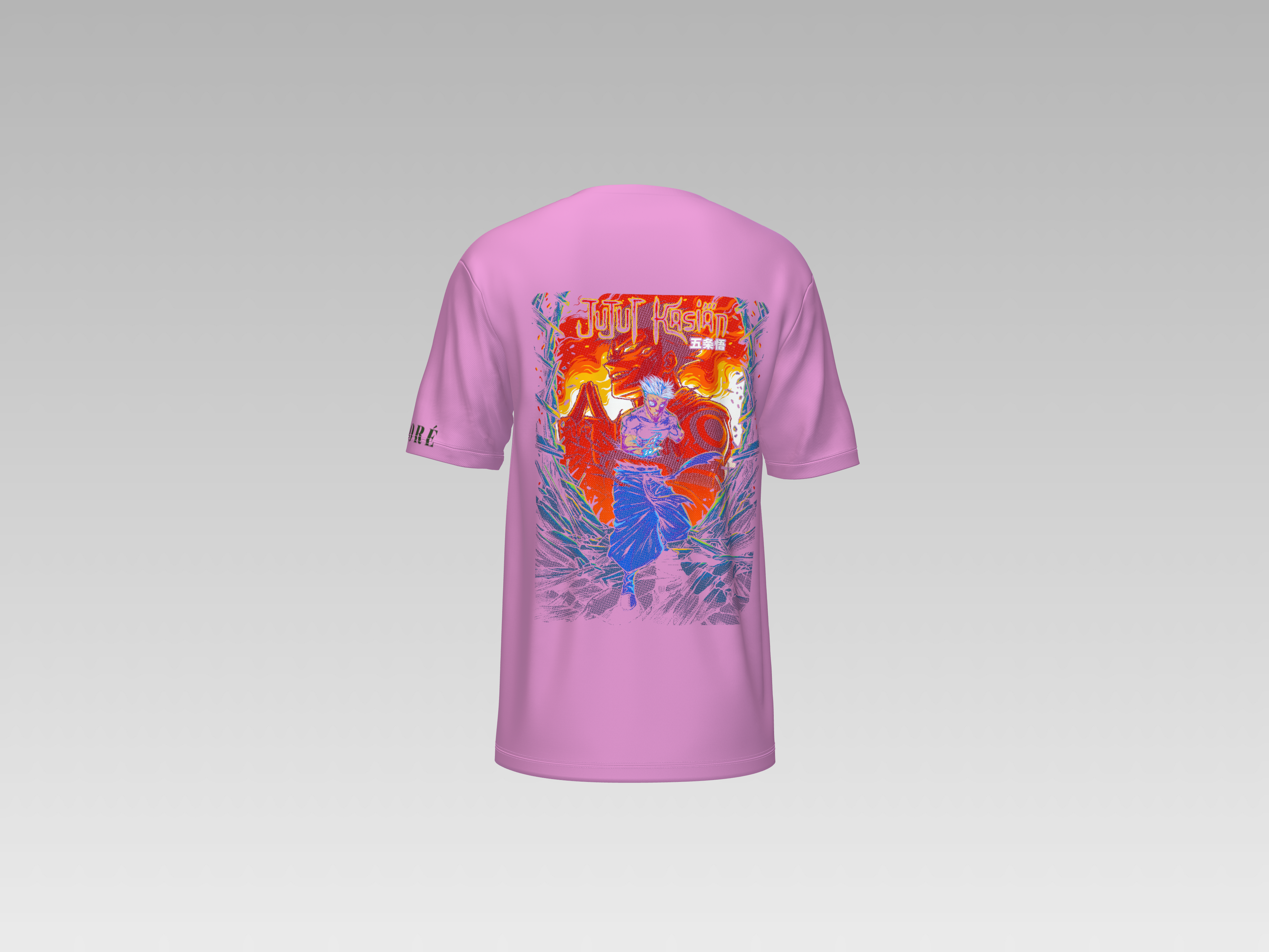 CRAZY MONK JUJUTSU KAISEN PRINTED T-SHIRT