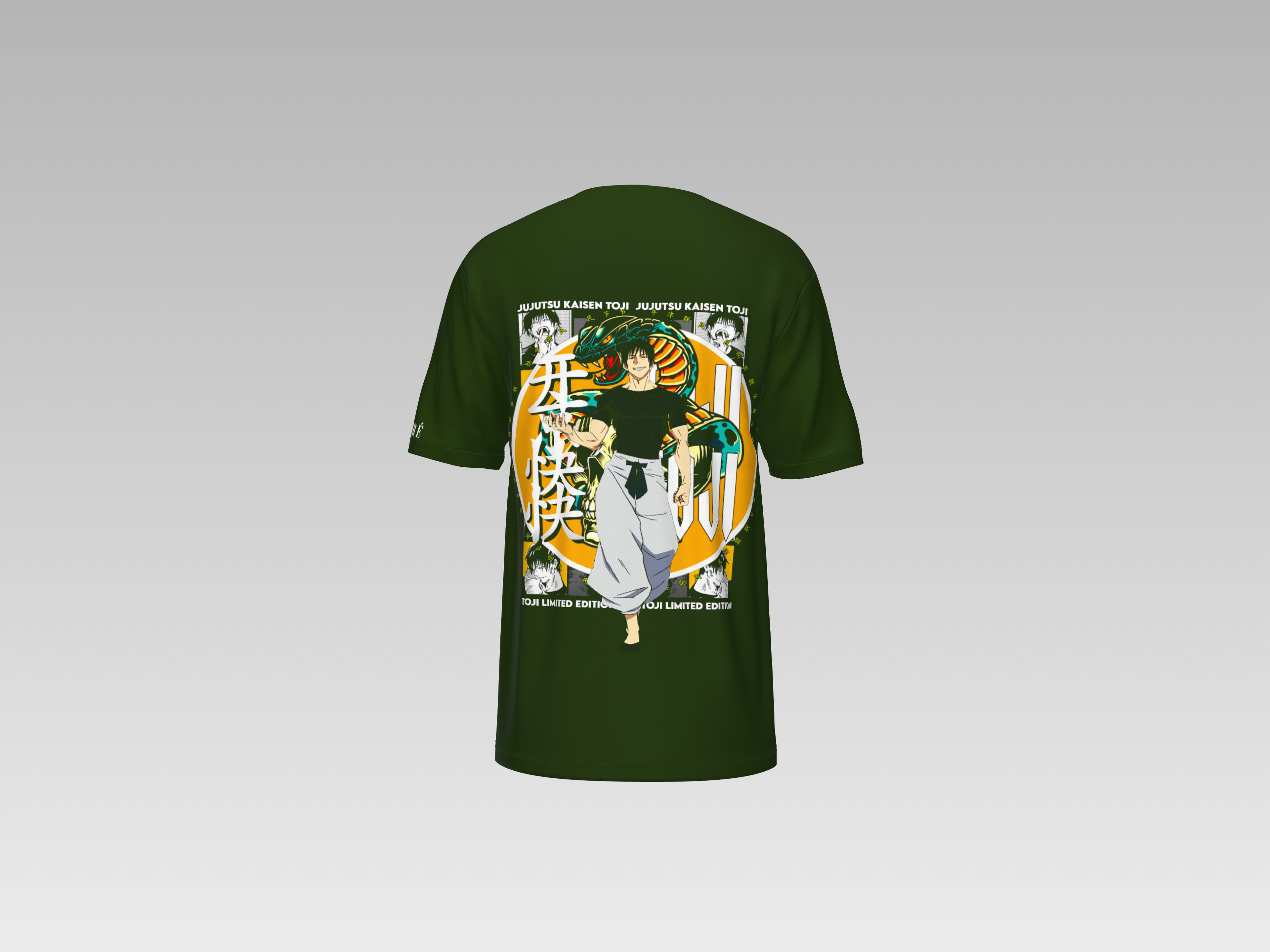 TOJI FUSHIGURO PRINTED T-SHIRT