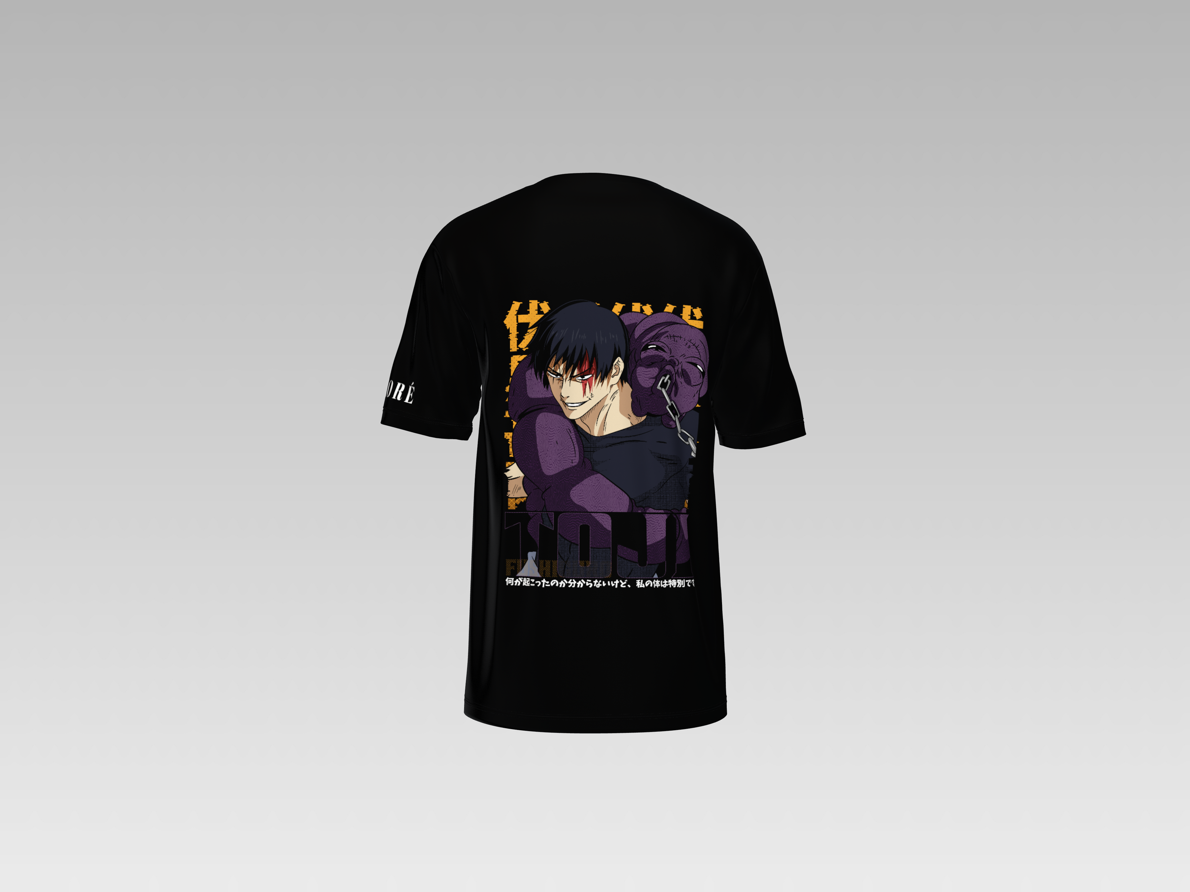 TOJI FUSHIGURO PRINTED T-SHIRT