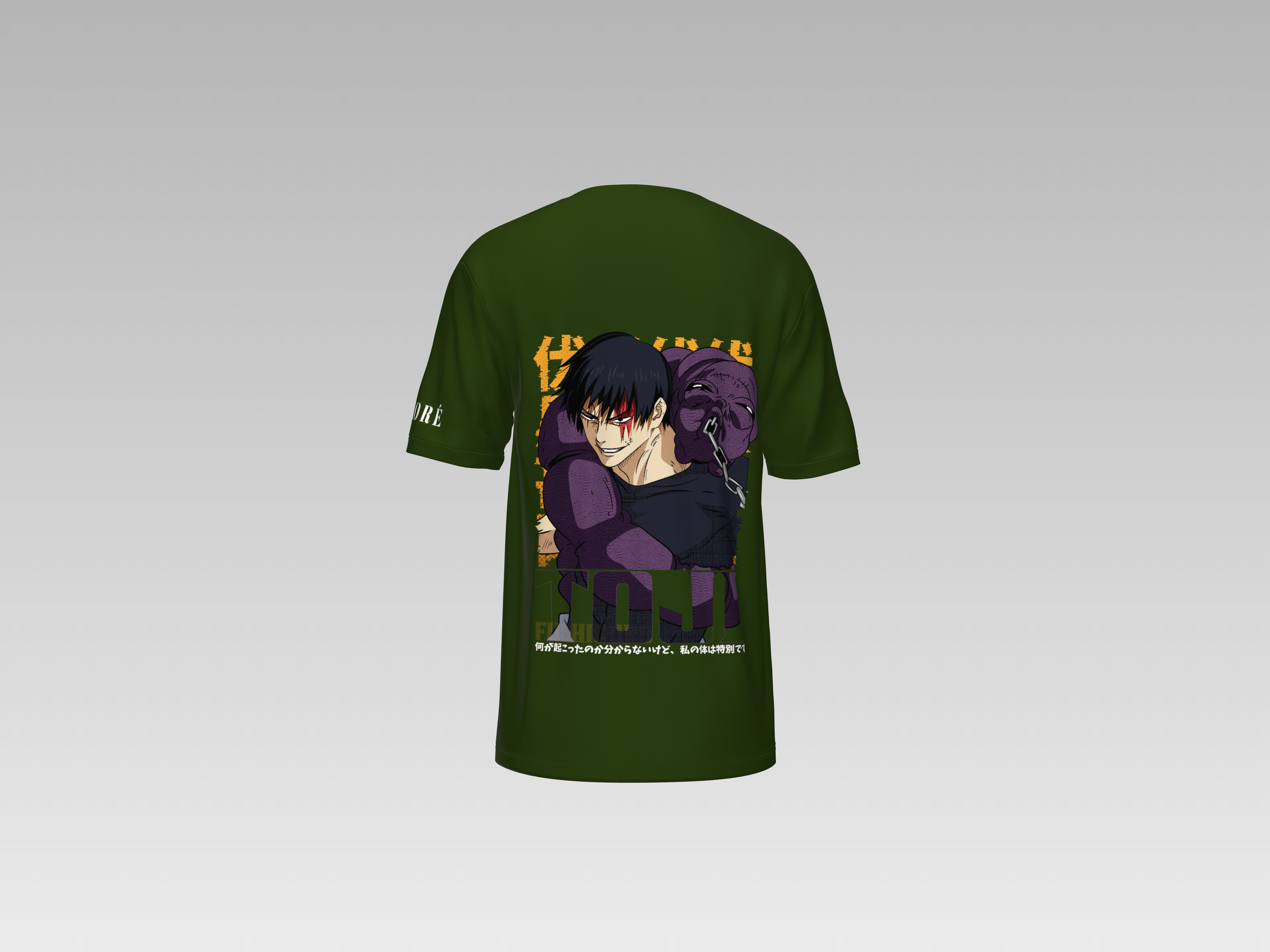 TOJI FUSHIGURO PRINTED T-SHIRT
