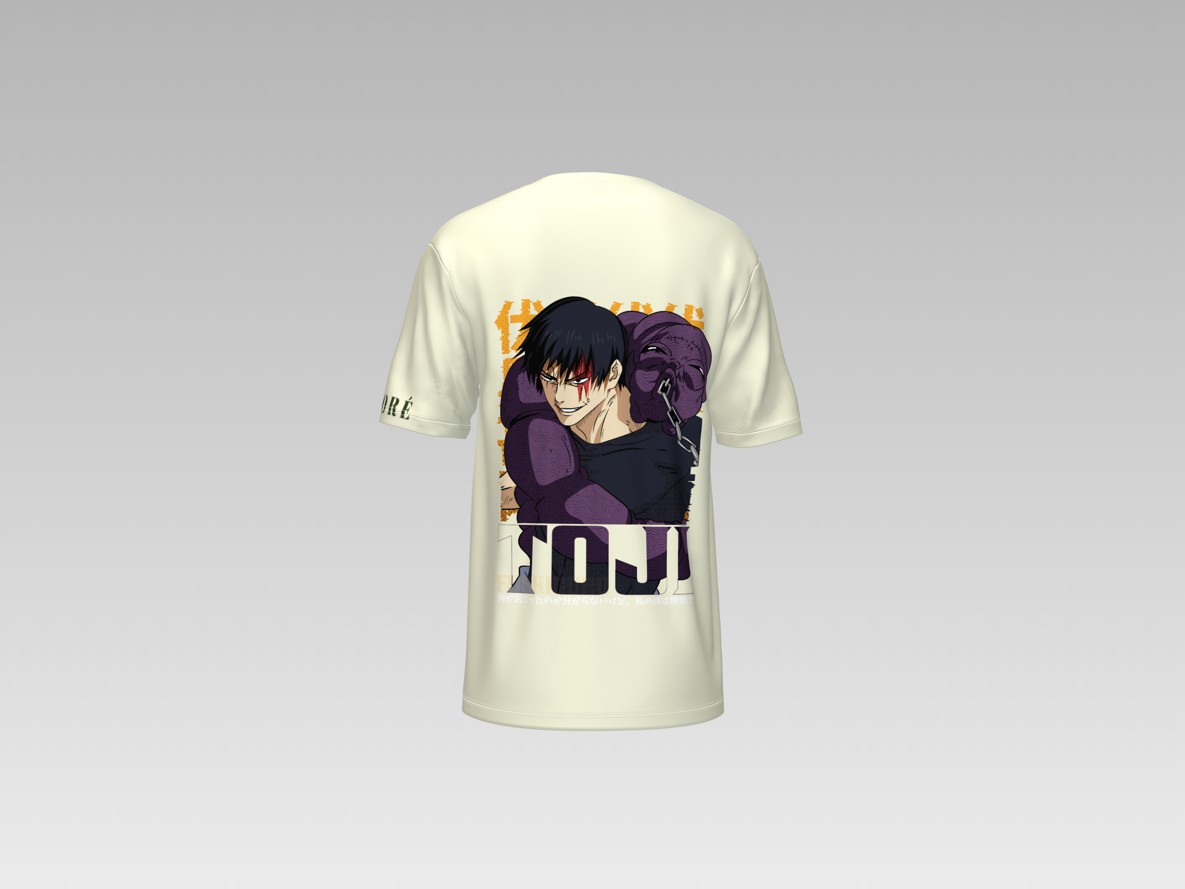 TOJI FUSHIGURO PRINTED T-SHIRT