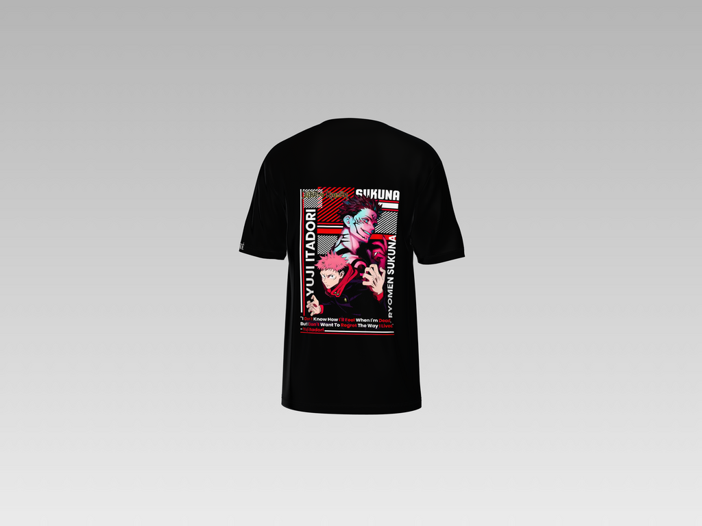 YUJI ITADORI AND RYOMEN SUKUNA PRINTED T-SHIRT