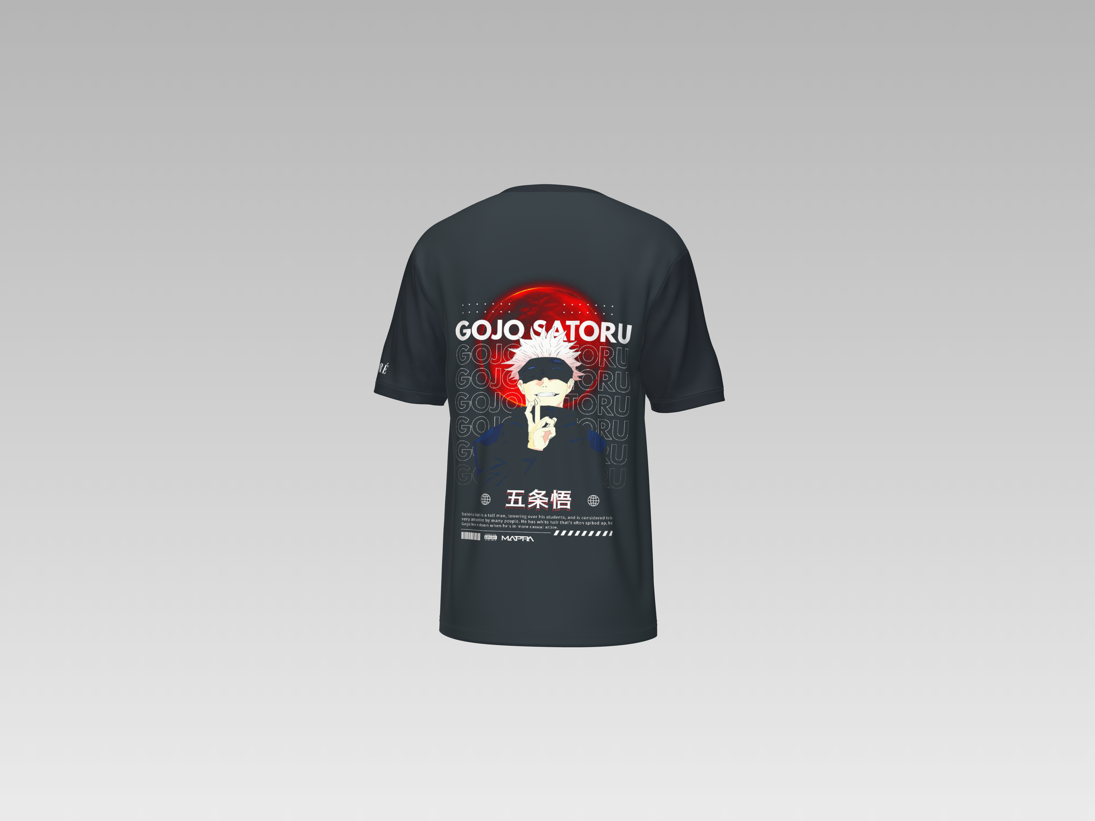 GOJO SATORU PRINTED T-SHIRT