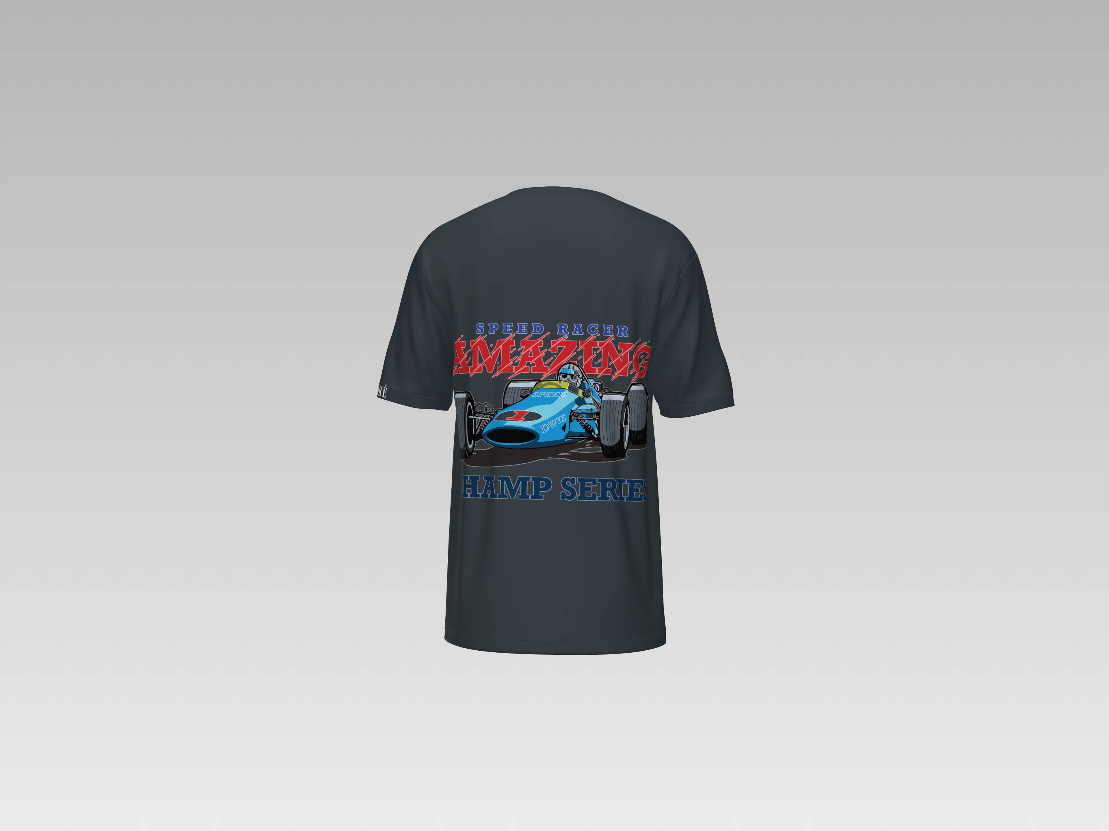 AMAZING RACING CAR PRINTED T-SHIRT