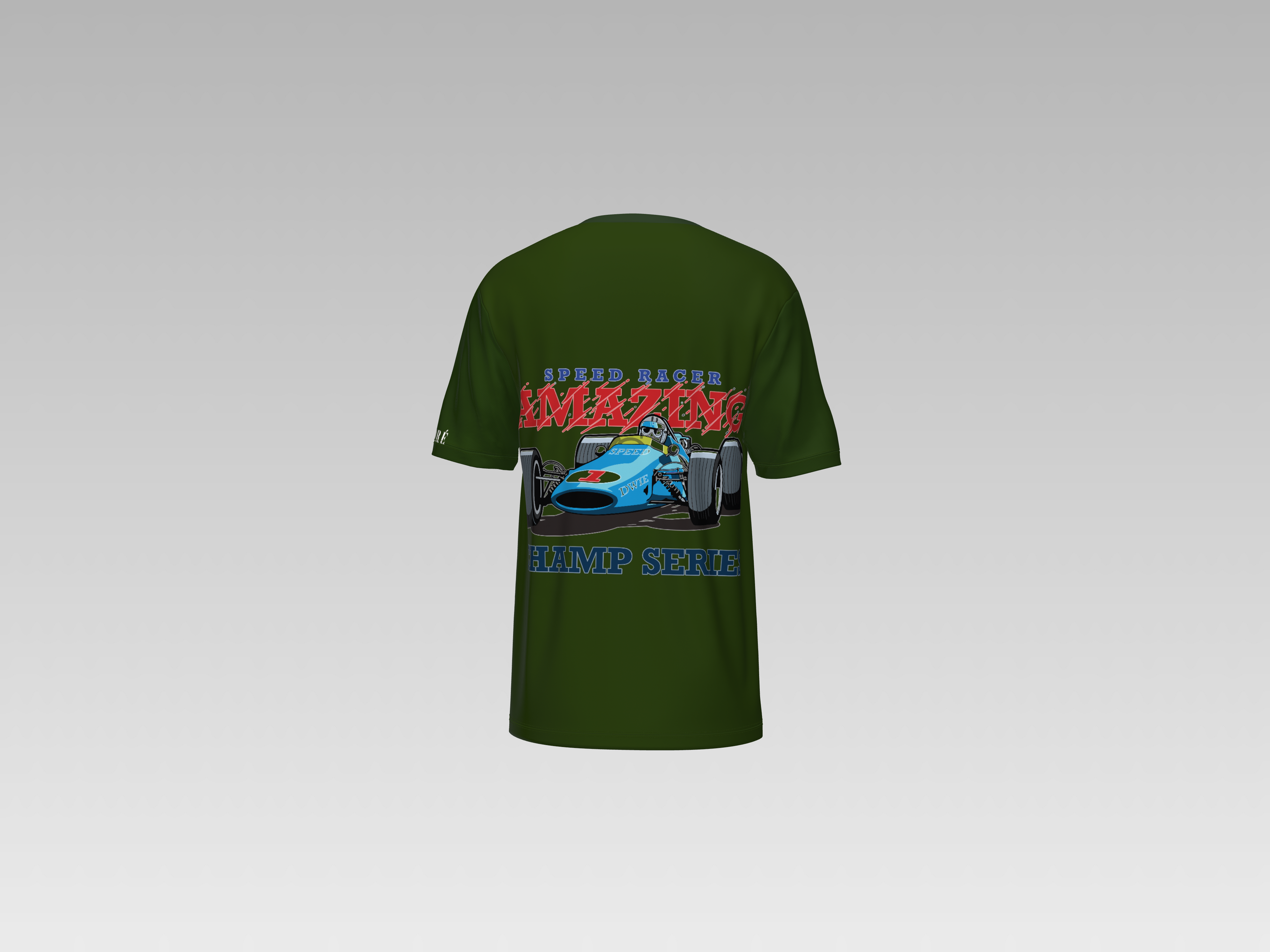 AMAZING RACING CAR PRINTED T-SHIRT