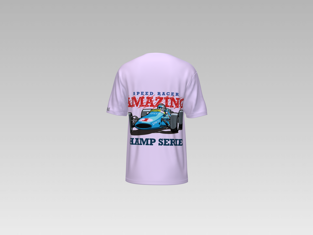 AMAZING RACING CAR PRINTED T-SHIRT