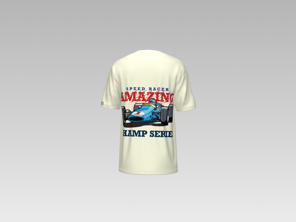 AMAZING RACING CAR PRINTED T-SHIRT