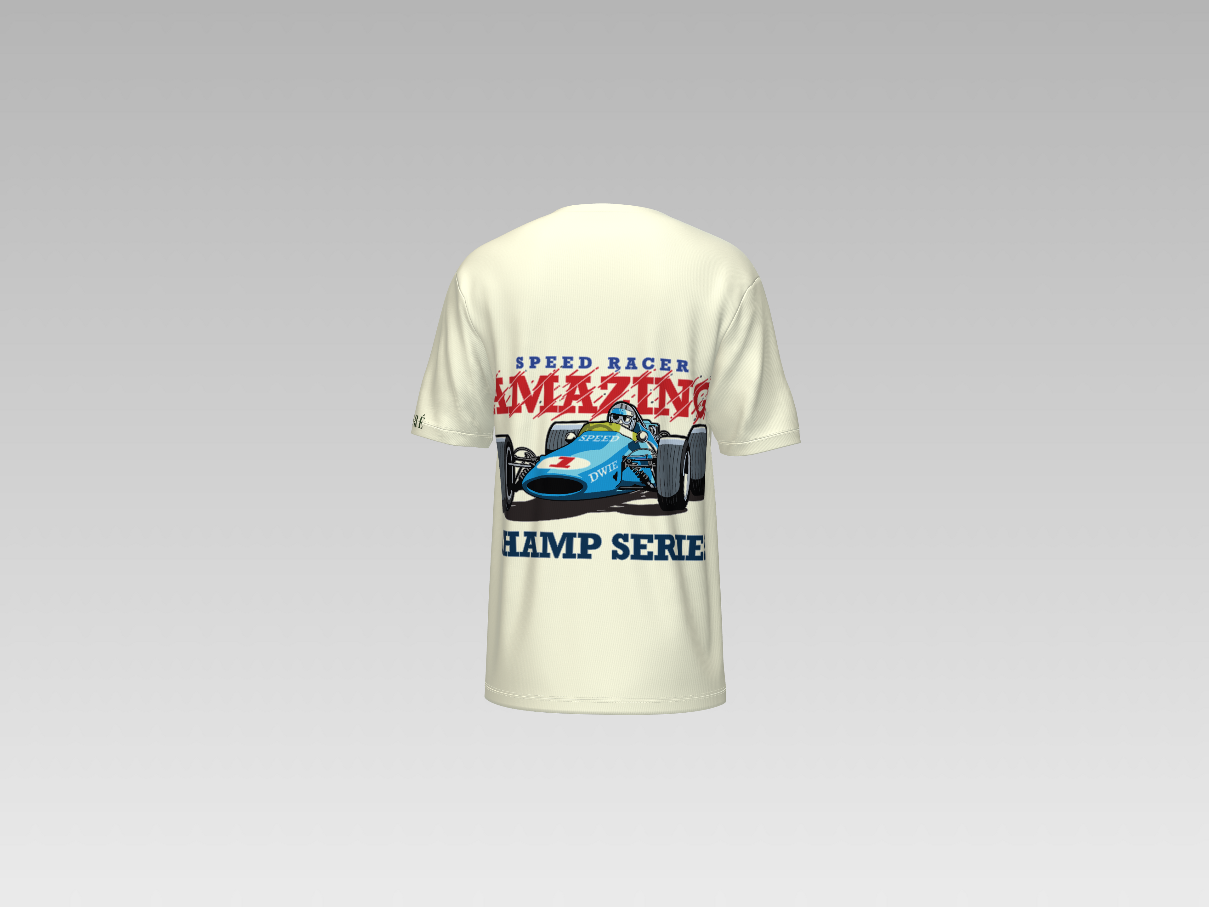 AMAZING RACING CAR PRINTED T-SHIRT