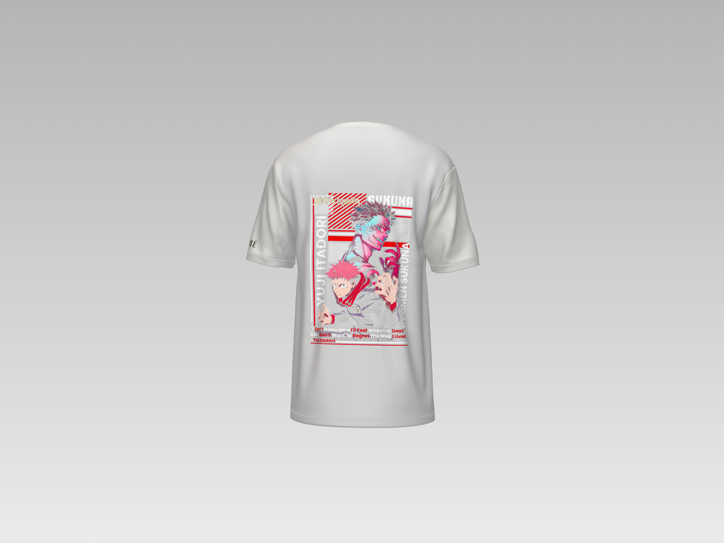 YUJI ITADORI AND RYOMEN SUKUNA PRINTED T-SHIRT