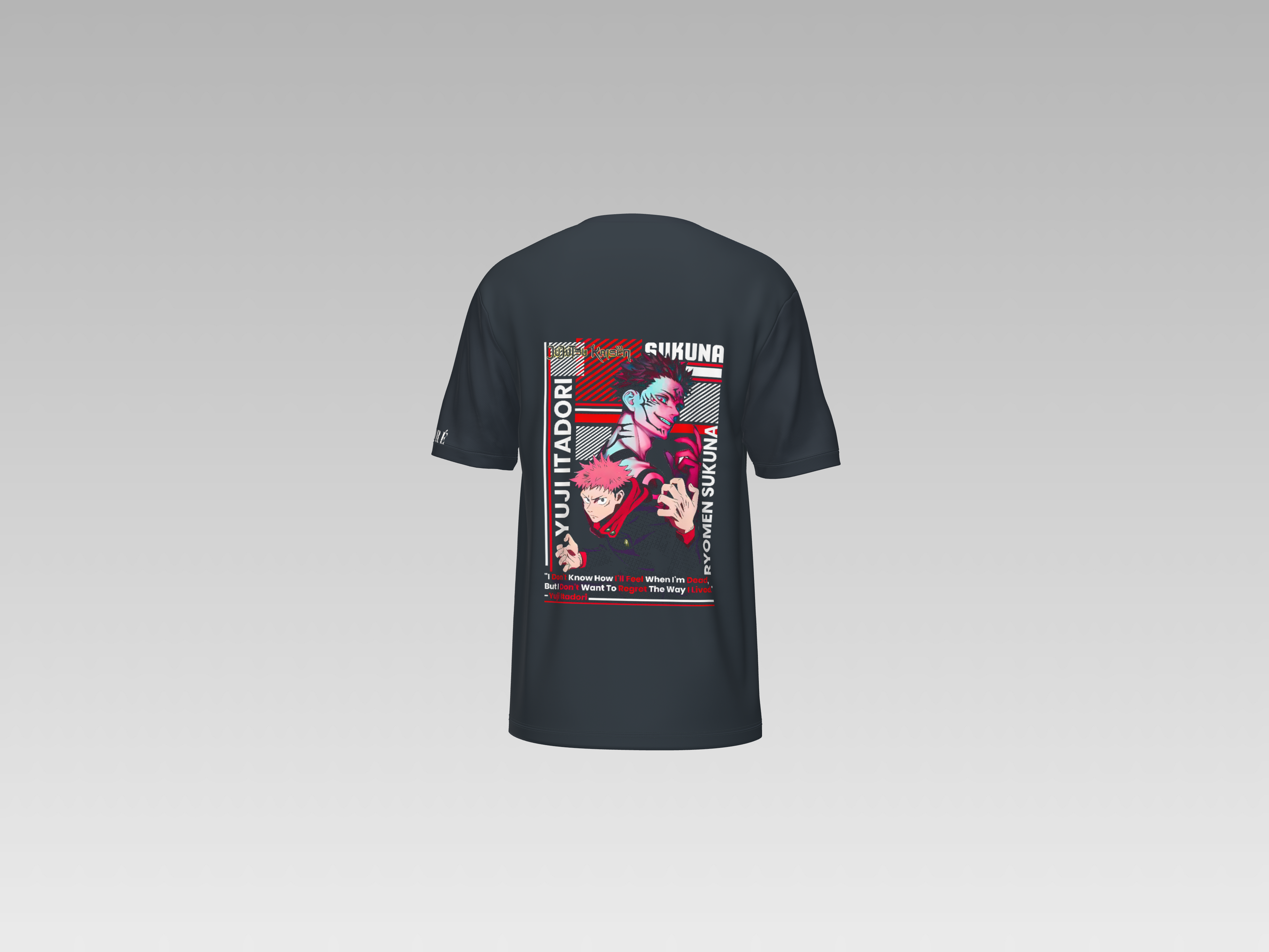 YUJI ITADORI AND RYOMEN SUKUNA PRINTED T-SHIRT