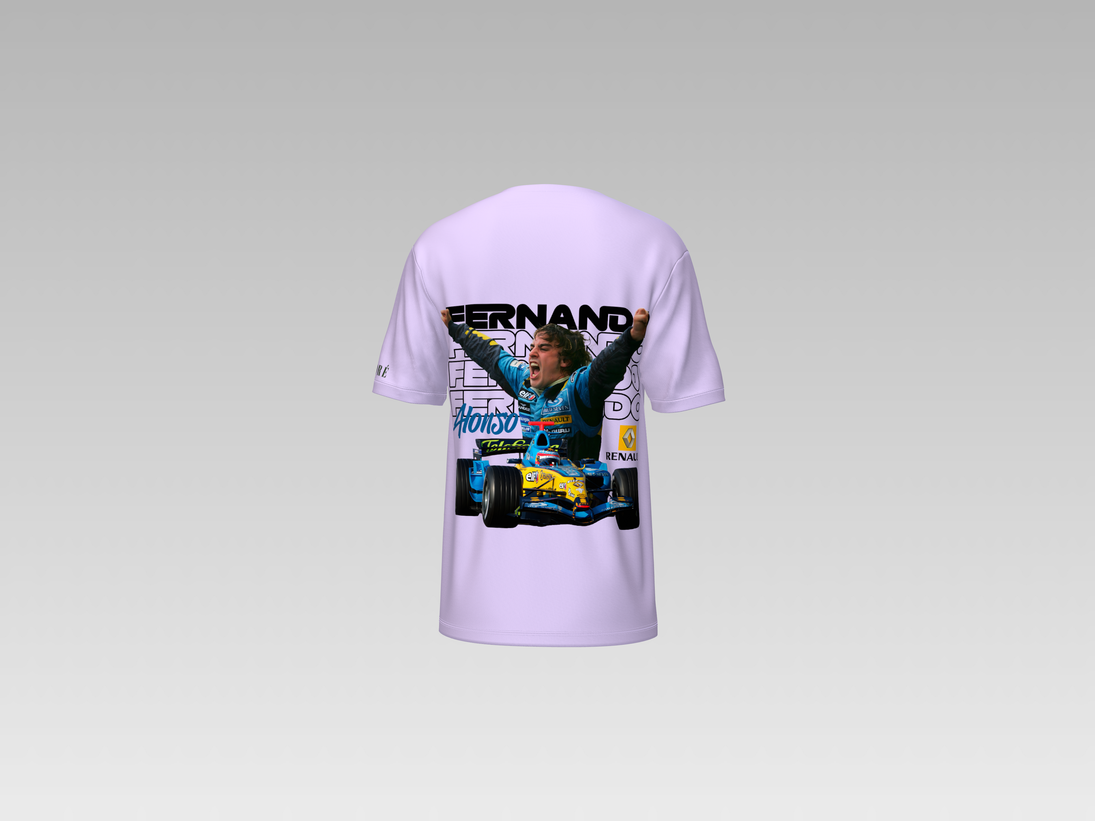 ALONSO RENAULT PRINTED T-SHIRT