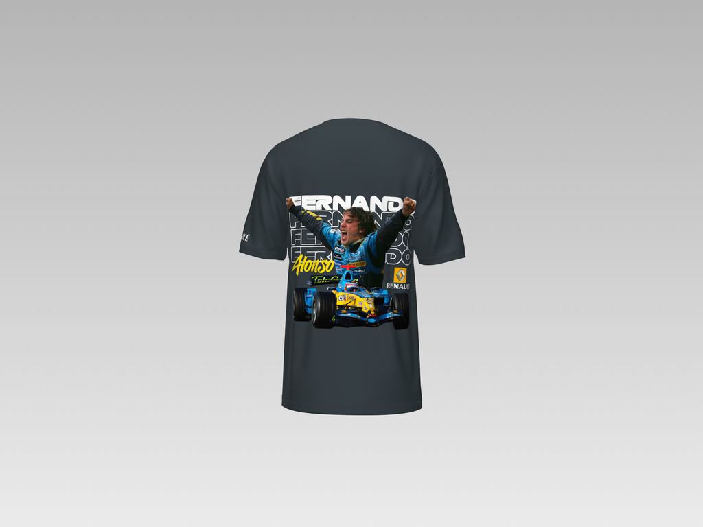 ALONSO RENAULT PRINTED T-SHIRT