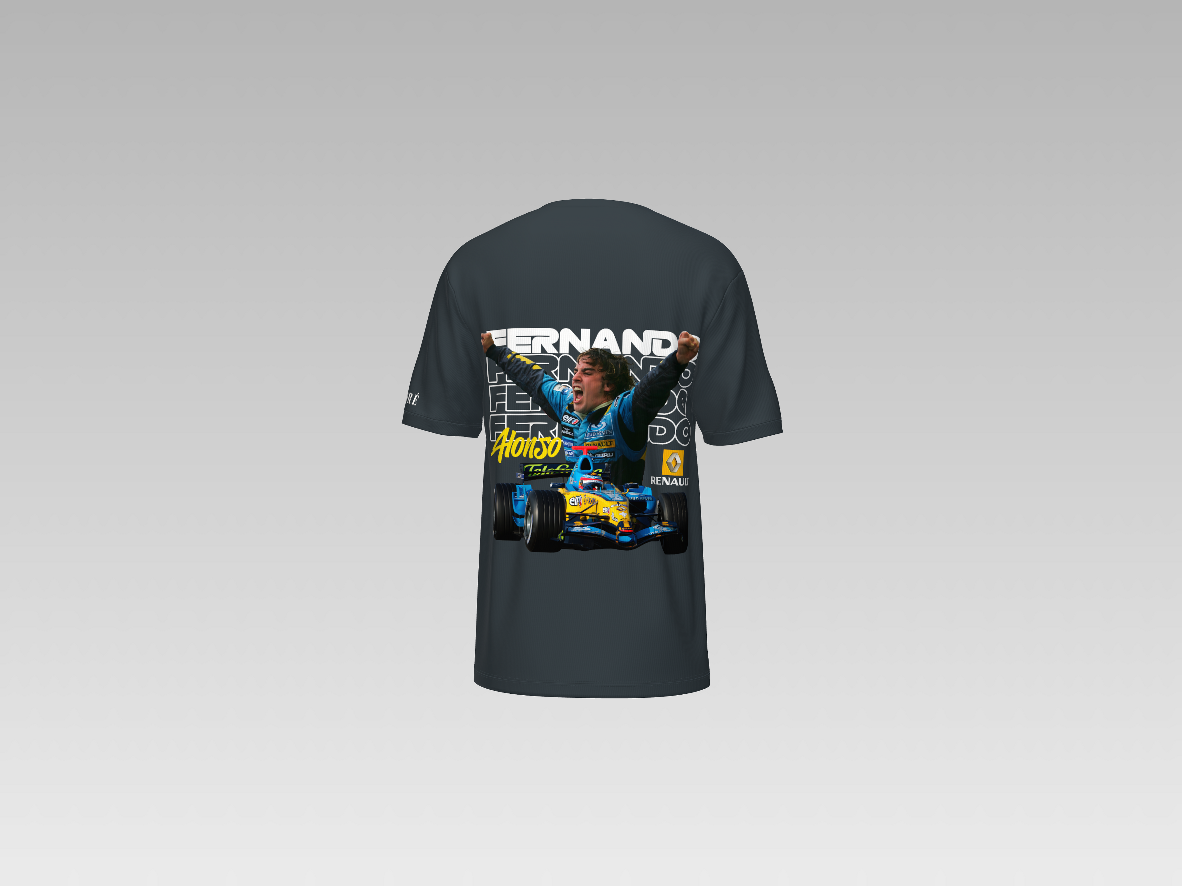 ALONSO RENAULT PRINTED T-SHIRT