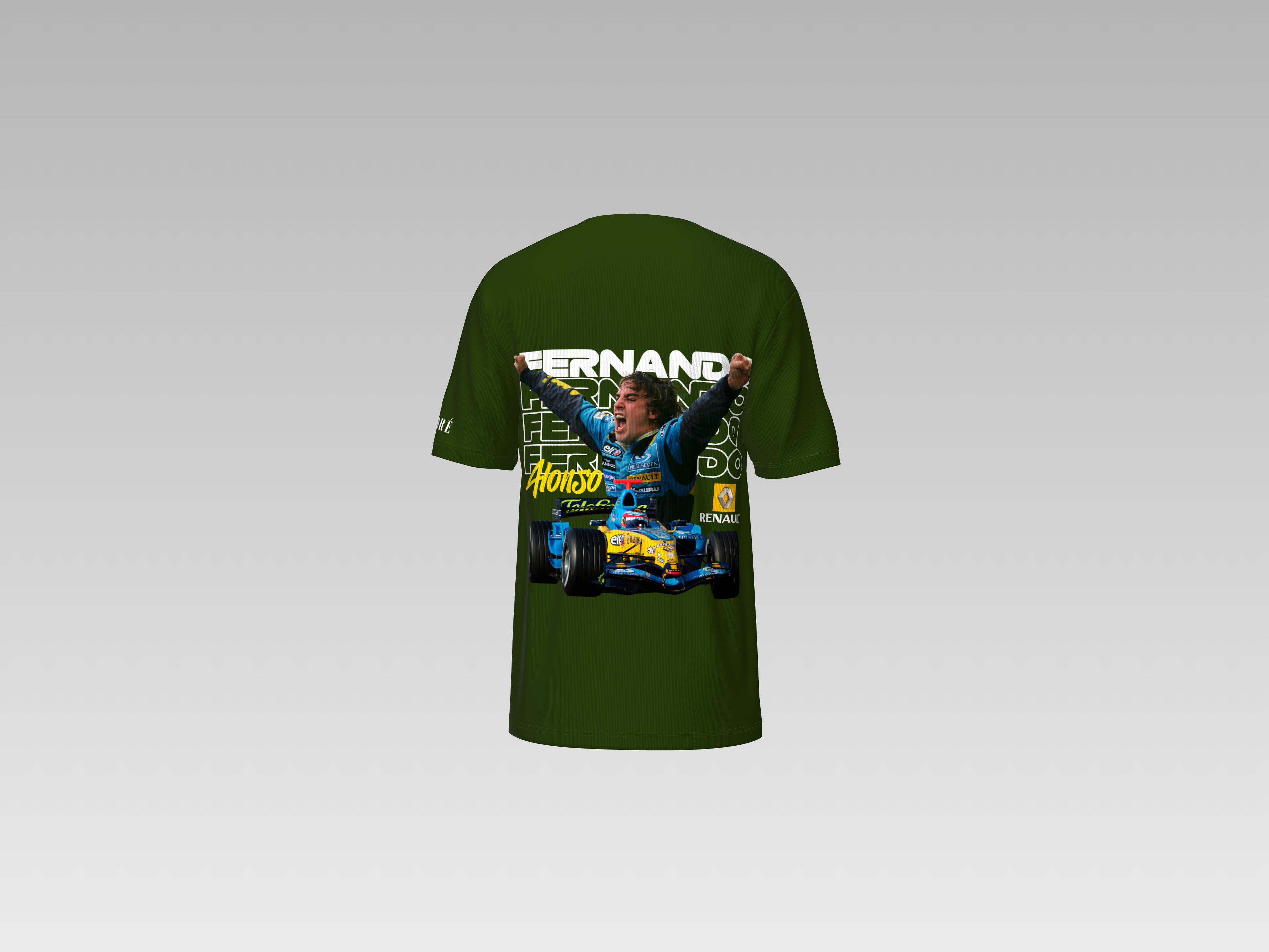 ALONSO RENAULT PRINTED T-SHIRT