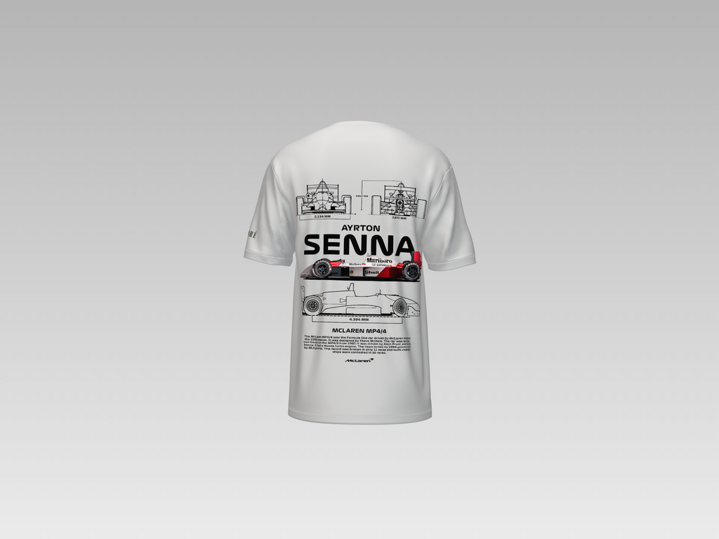 MC LAREN MP4/4 PRINTED T-SHIRT