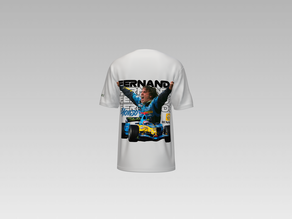 ALONSO RENAULT PRINTED T-SHIRT