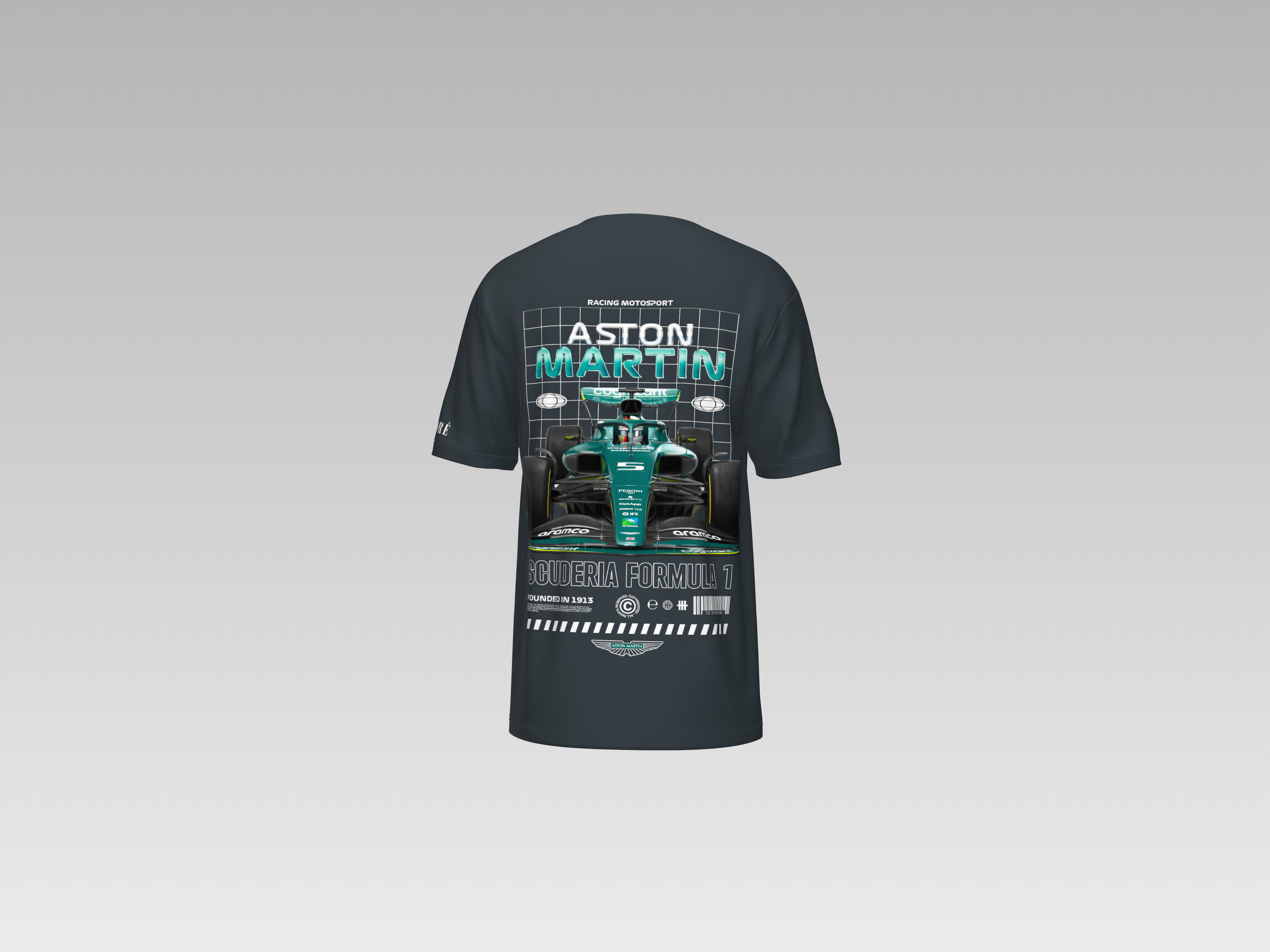 ASTON MARTIN PRINTED T-SHIRT