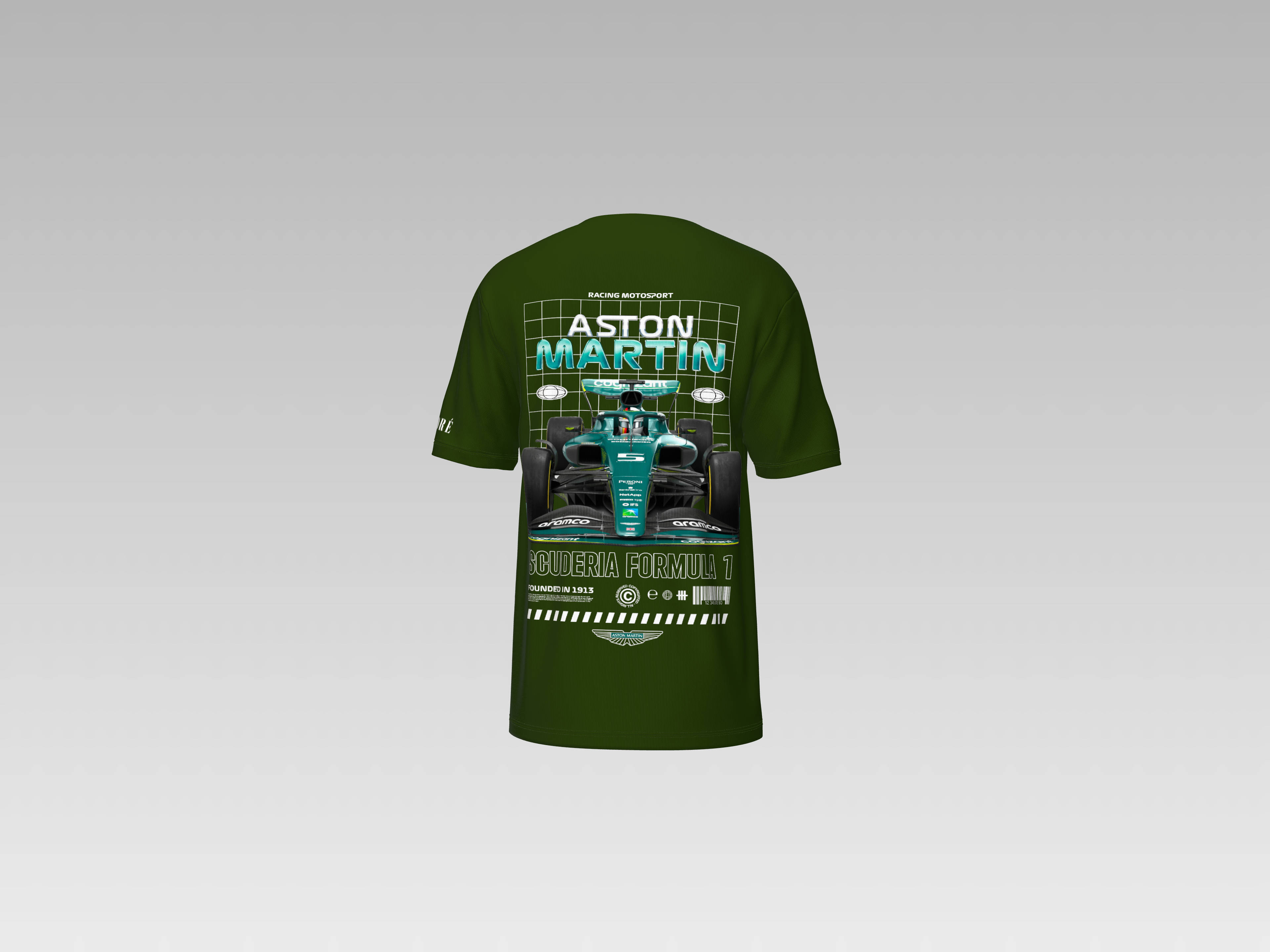 ASTON MARTIN PRINTED T-SHIRT