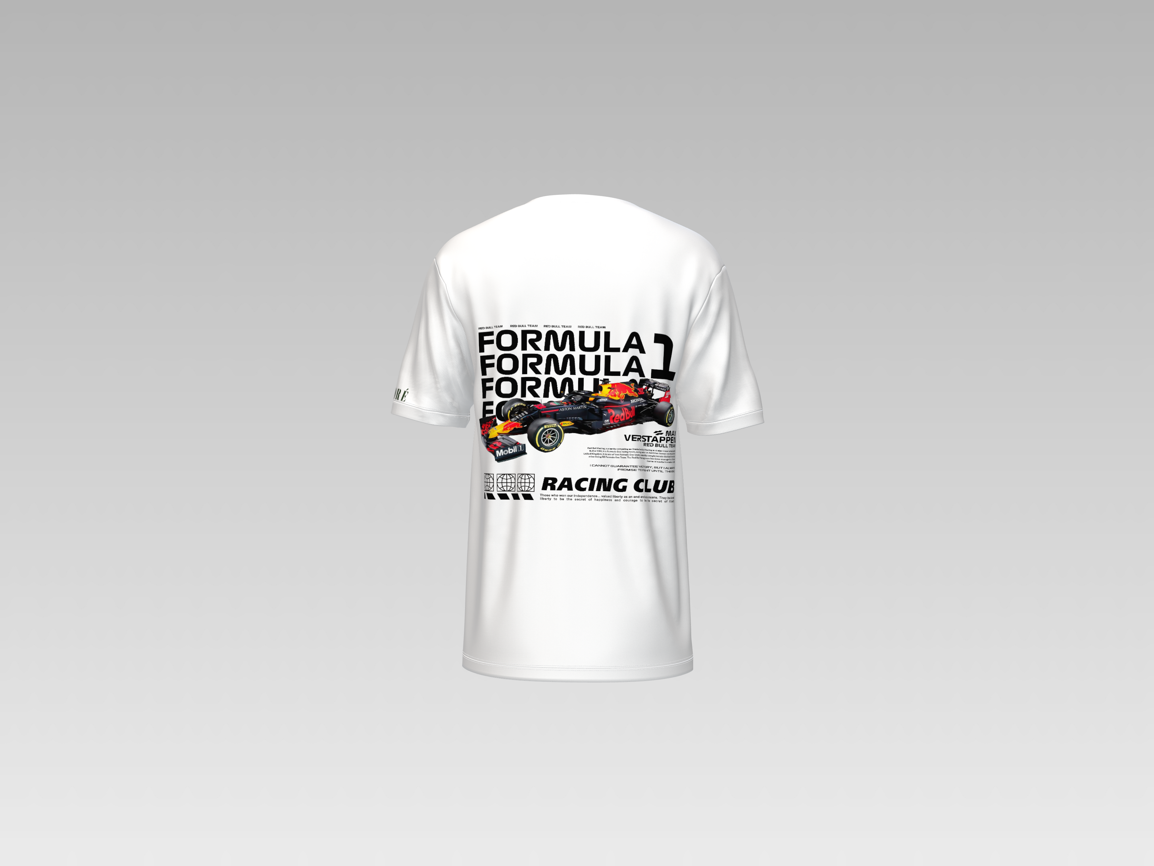 FORMULA 1 RACING CLUB PRINTED T-SHIRT