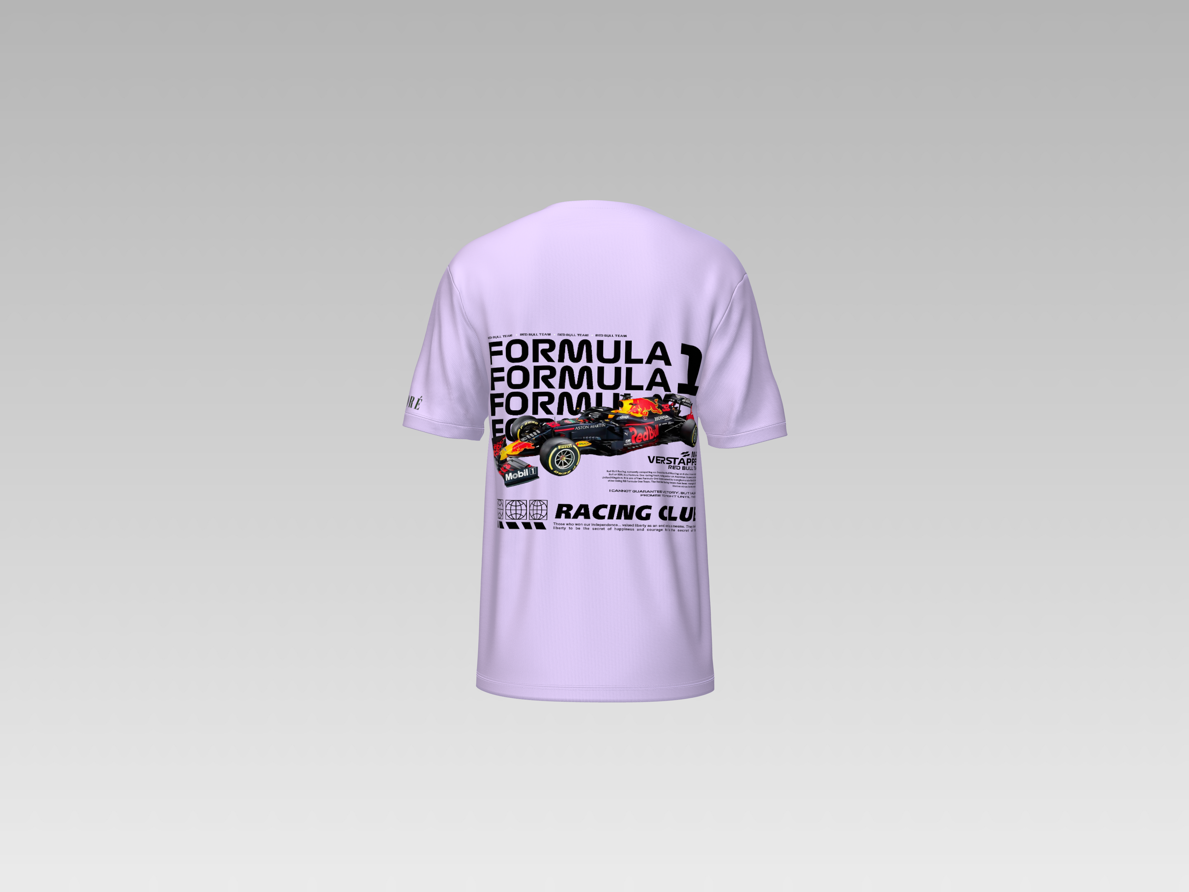 FORMULA 1 RACING CLUB PRINTED T-SHIRT