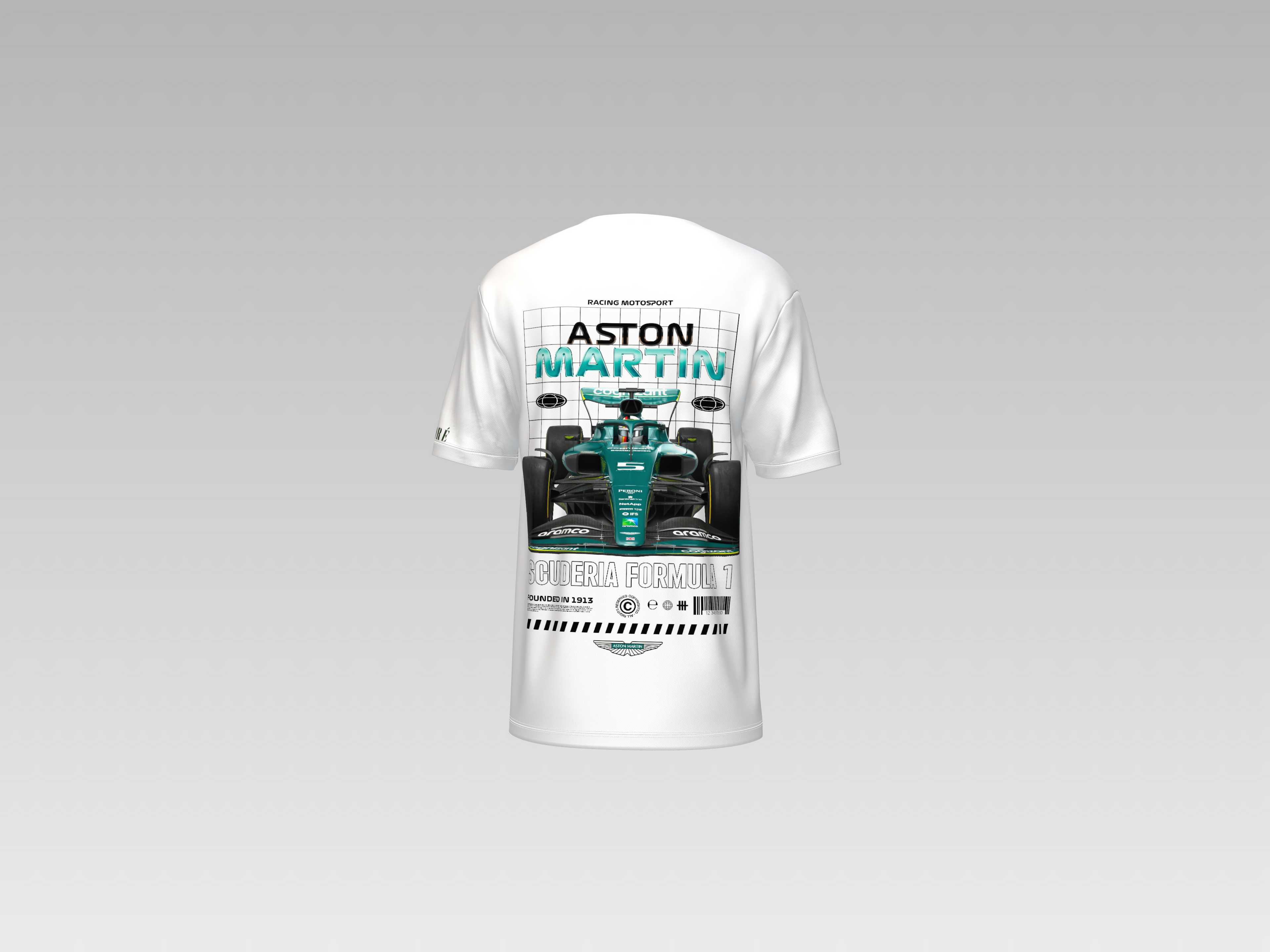 ASTON MARTIN PRINTED T-SHIRT