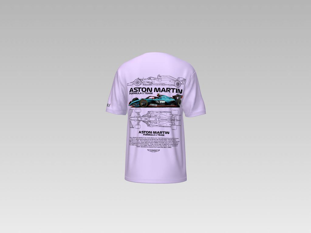 ASTON MARTIN F1 PRINTED T-SHIRT