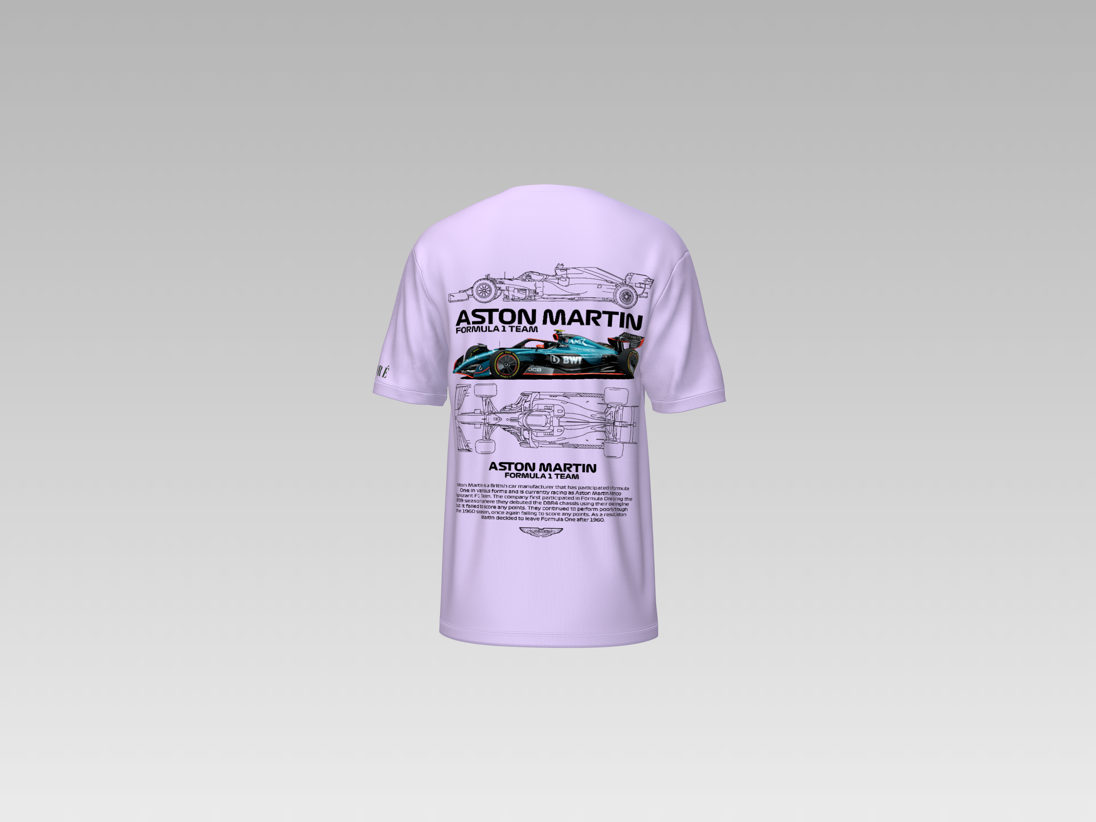 ASTON MARTIN F1 PRINTED T-SHIRT