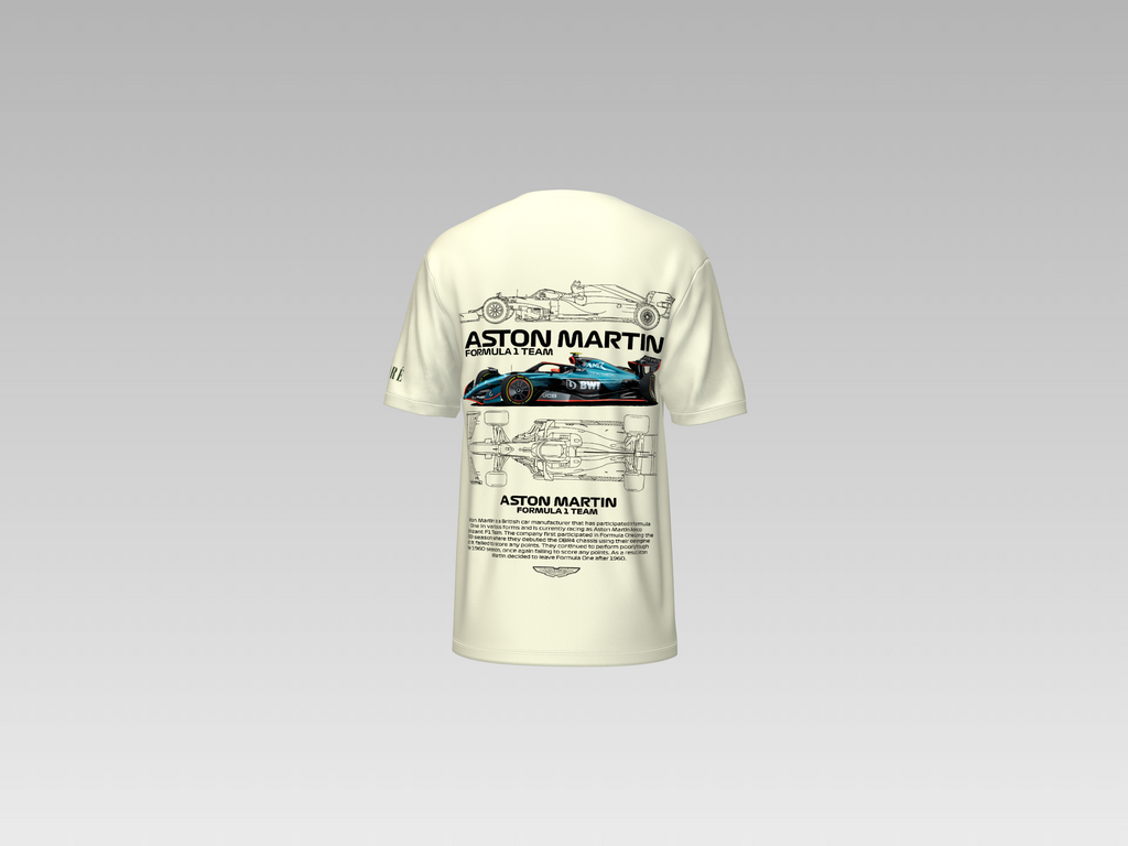 ASTON MARTIN F1 PRINTED T-SHIRT