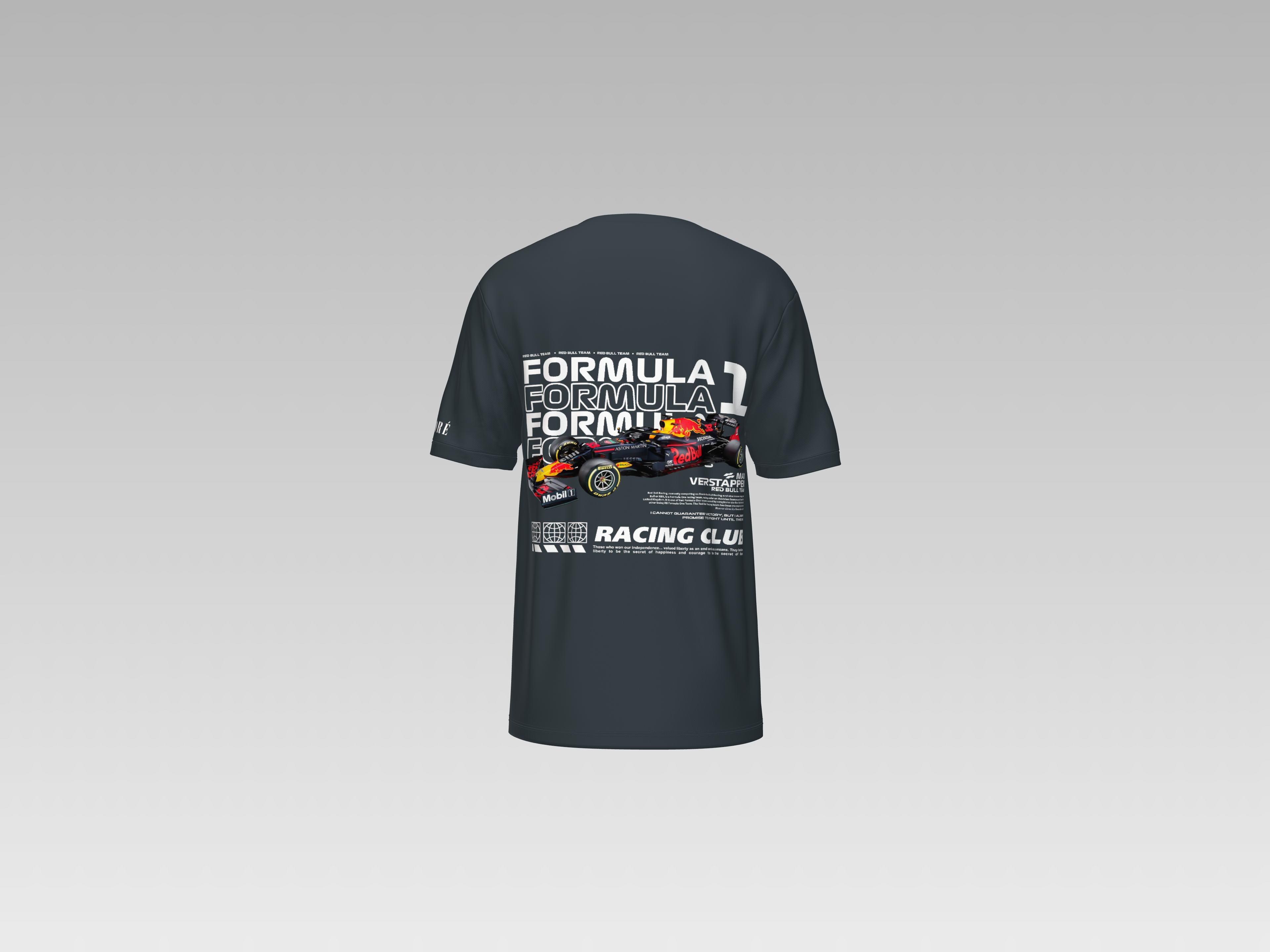 FORMULA 1 RACING CLUB PRINTED T-SHIRT