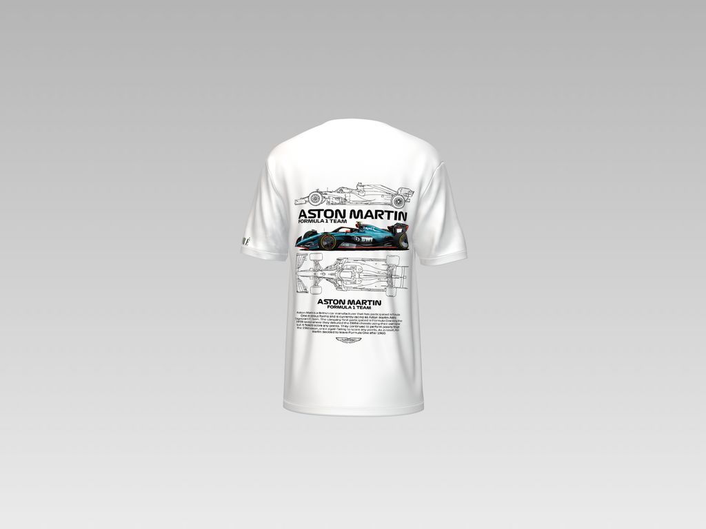 ASTON MARTIN F1 PRINTED T-SHIRT
