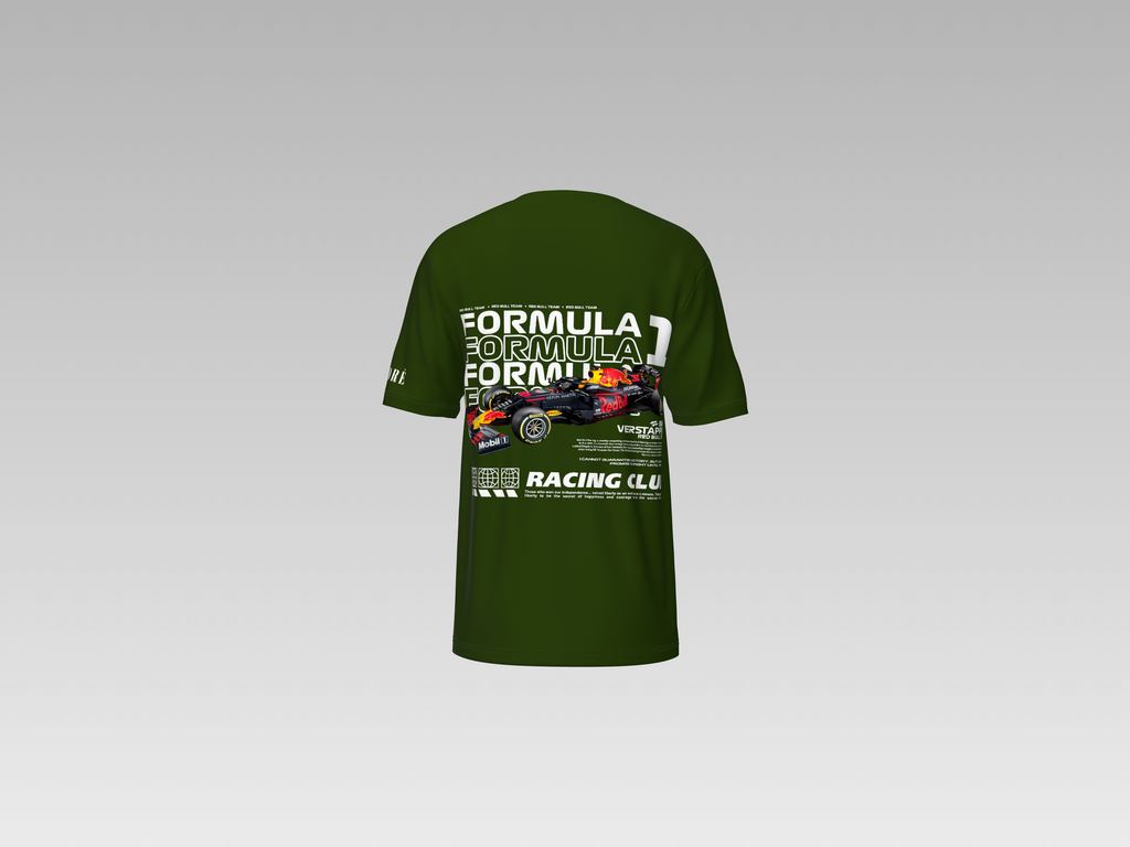 FORMULA 1 RACING CLUB PRINTED T-SHIRT