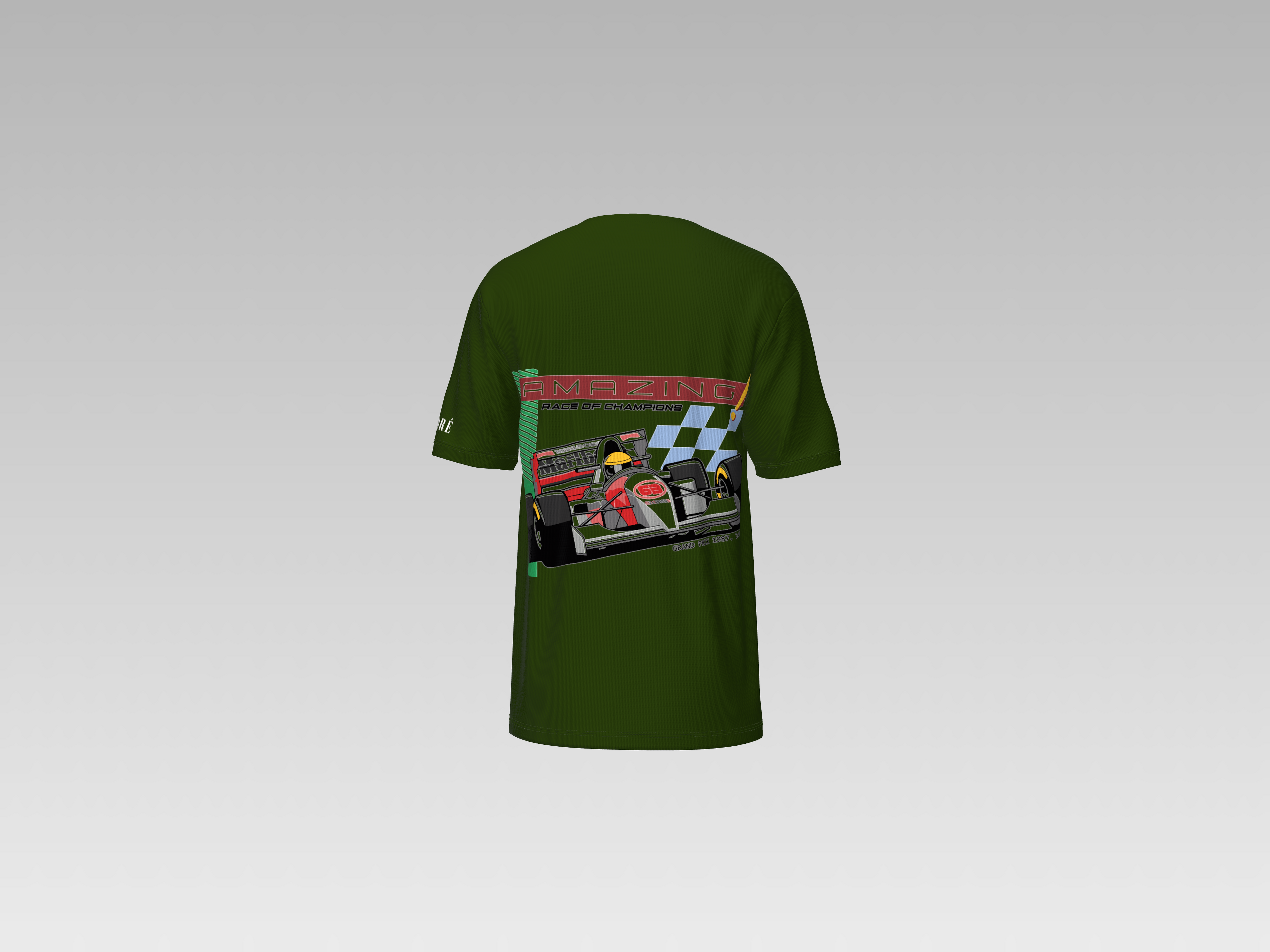 AMAZING CAR PRINTED T-SHIRT
