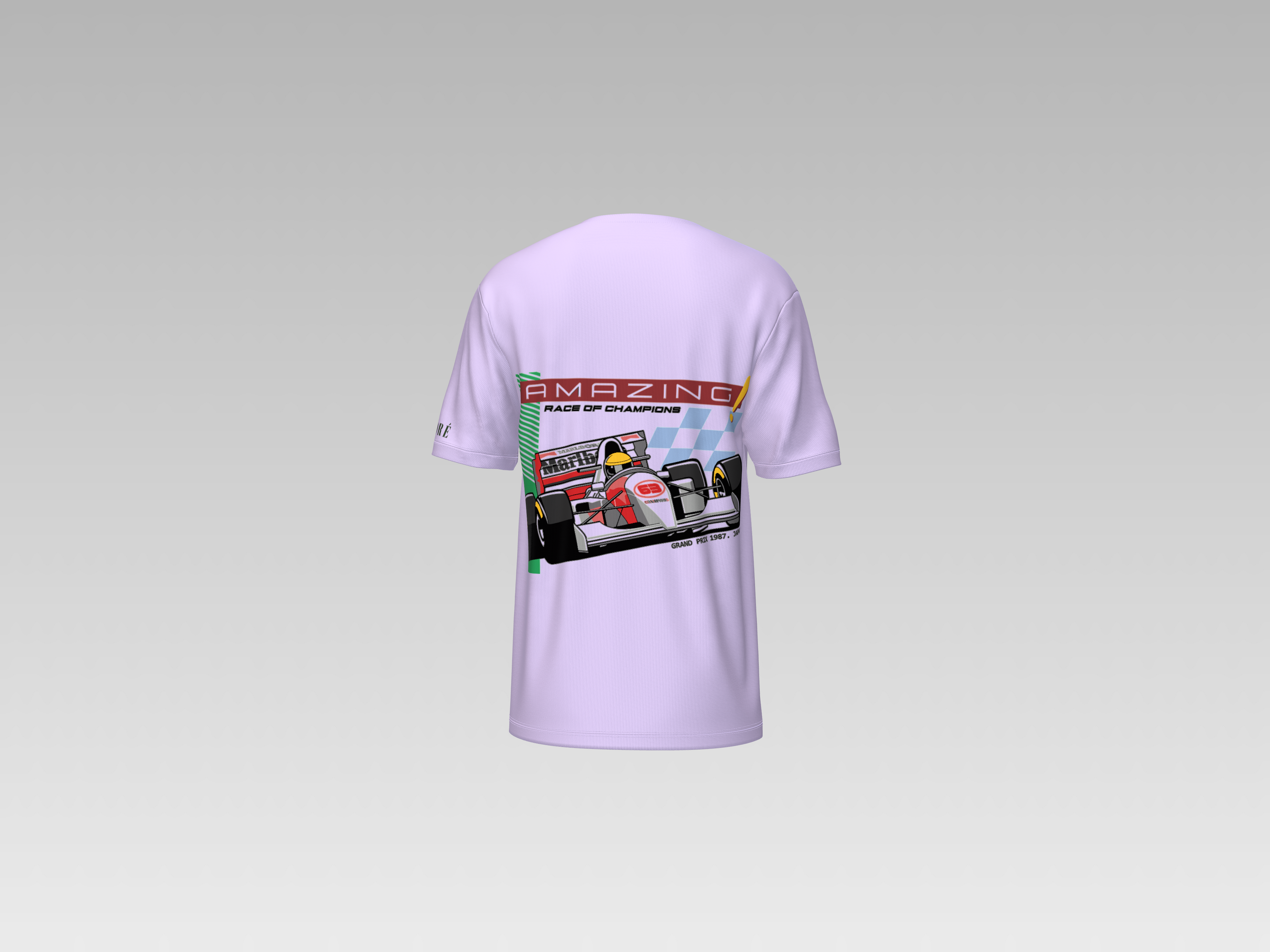 AMAZING CAR PRINTED T-SHIRT