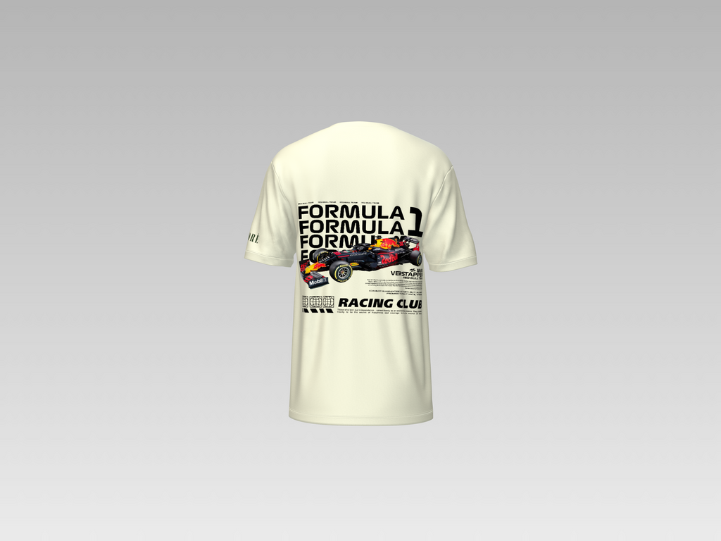 FORMULA 1 RACING CLUB PRINTED T-SHIRT