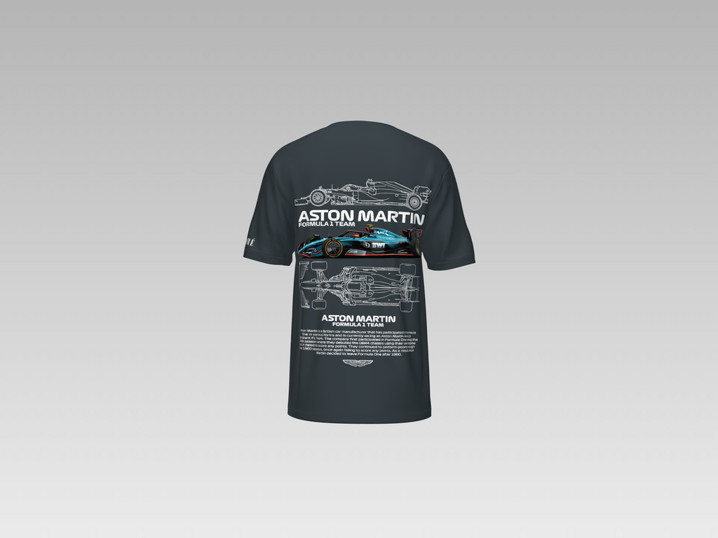 ASTON MARTIN F1 PRINTED T-SHIRT