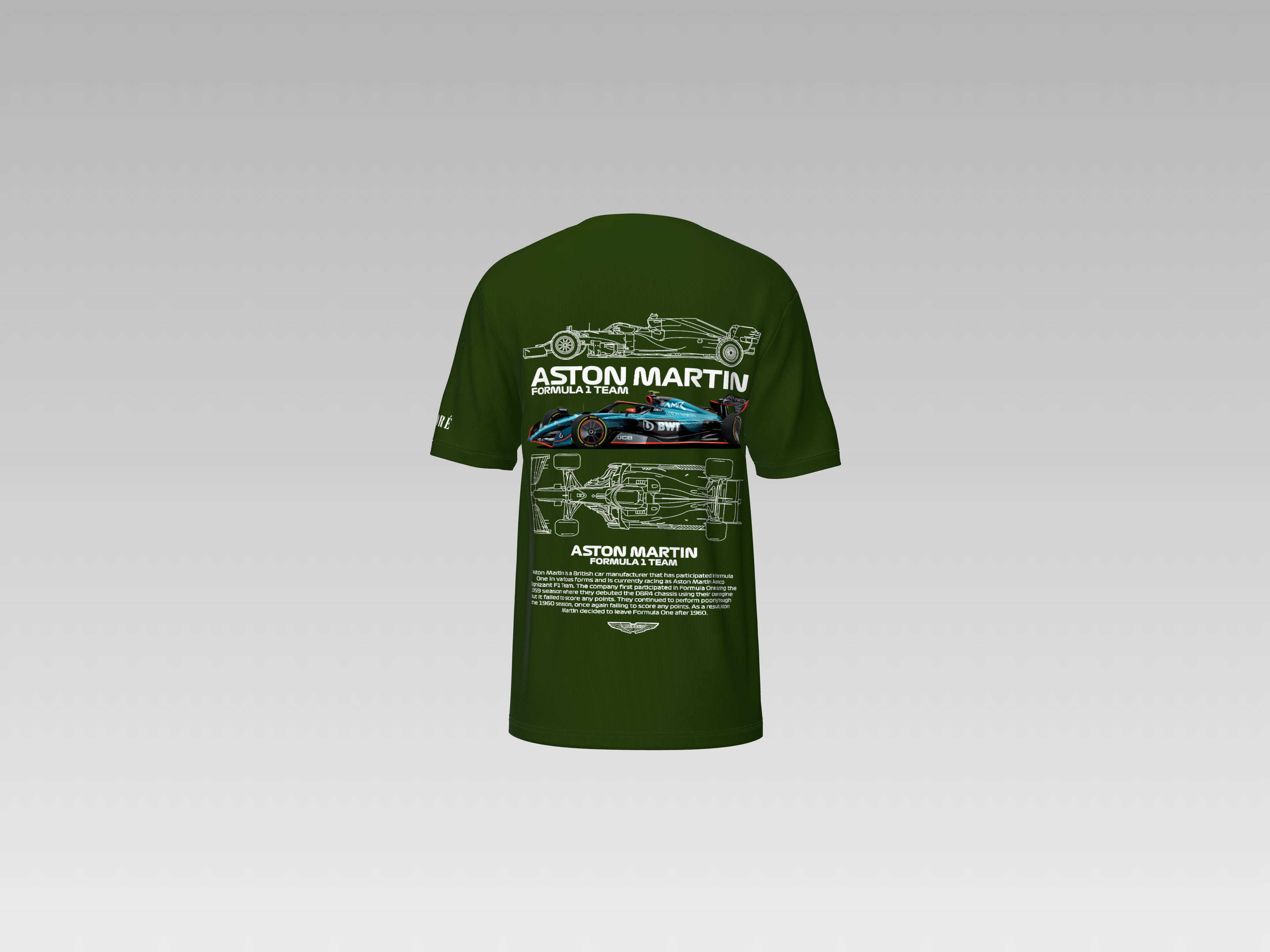 ASTON MARTIN F1 PRINTED T-SHIRT