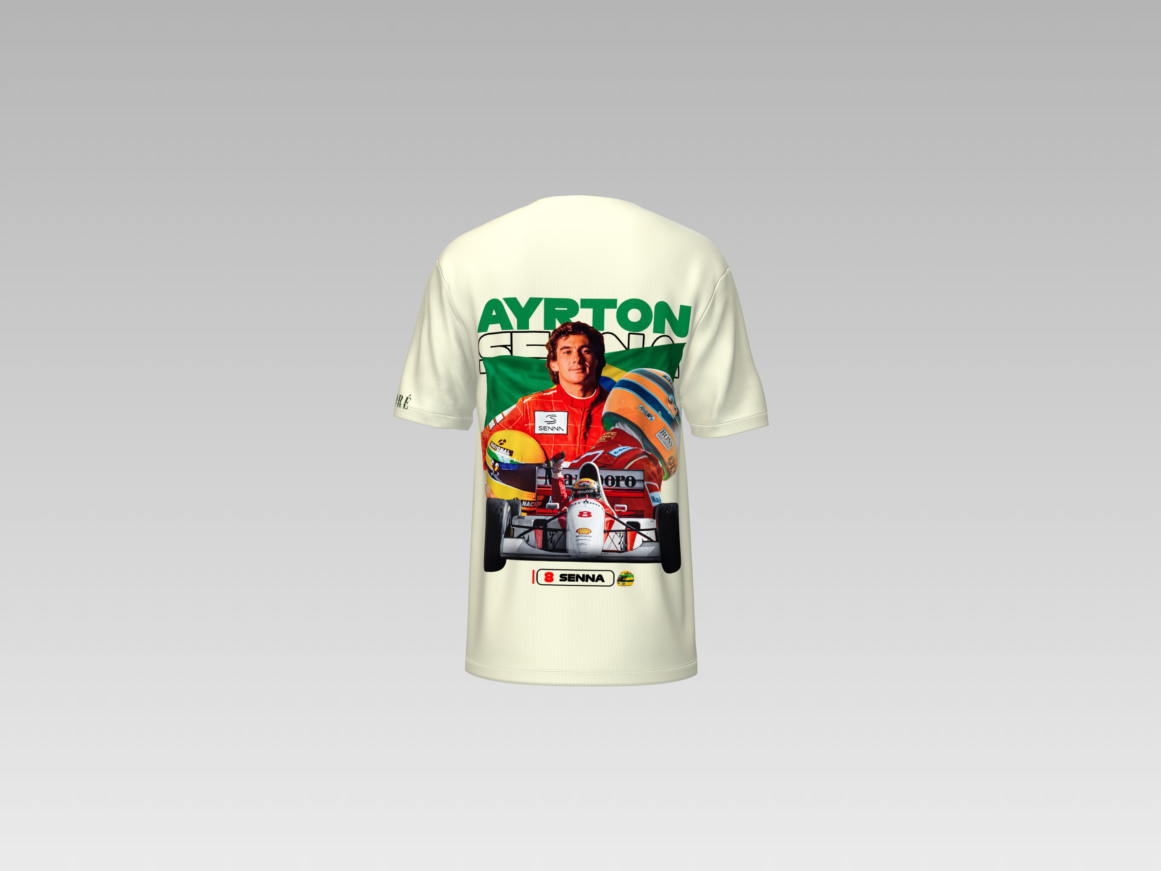 AYRTON SENNA PRINTED T-SHIRT