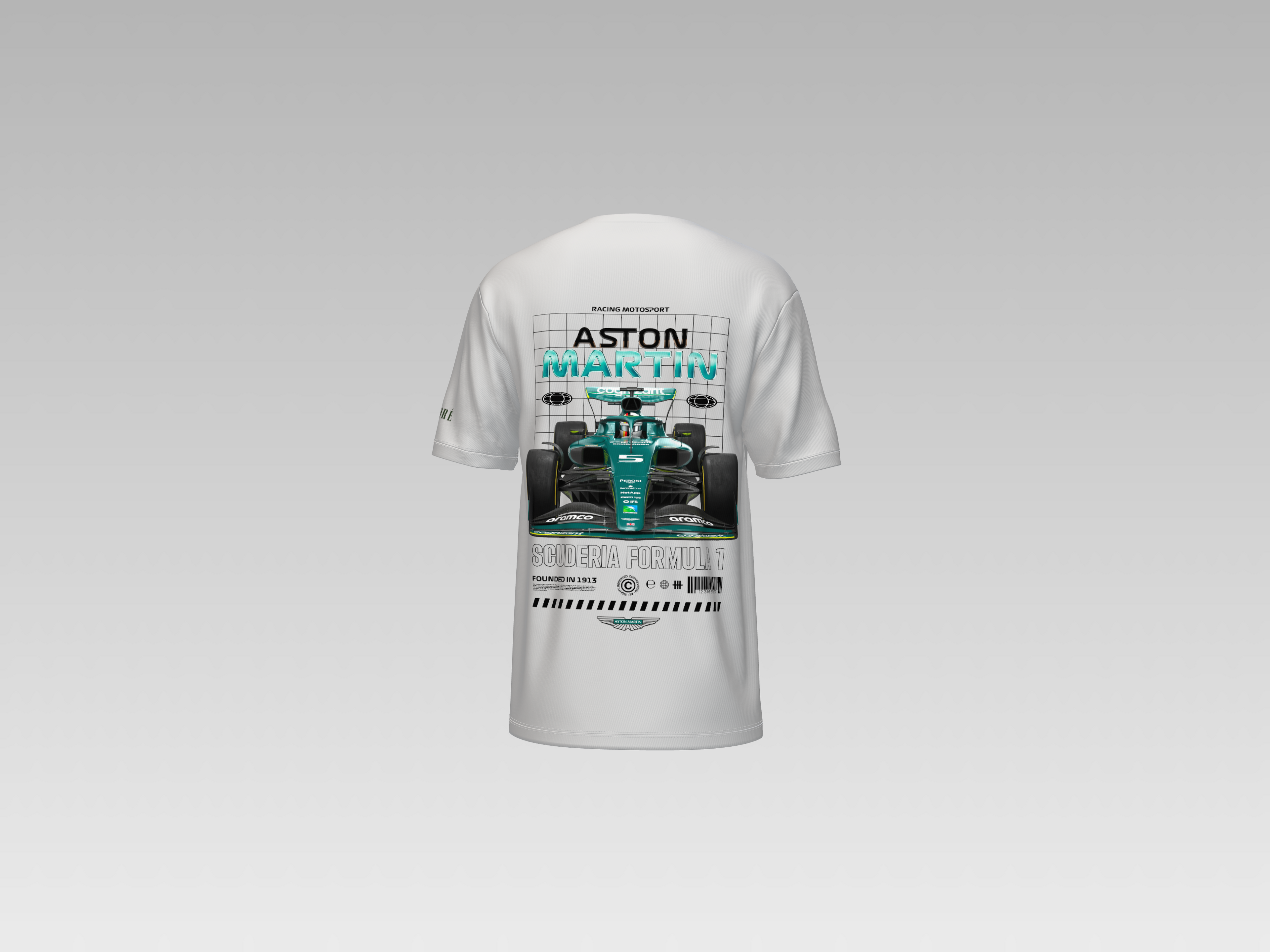 ASTON MARTIN PRINTED T-SHIRT