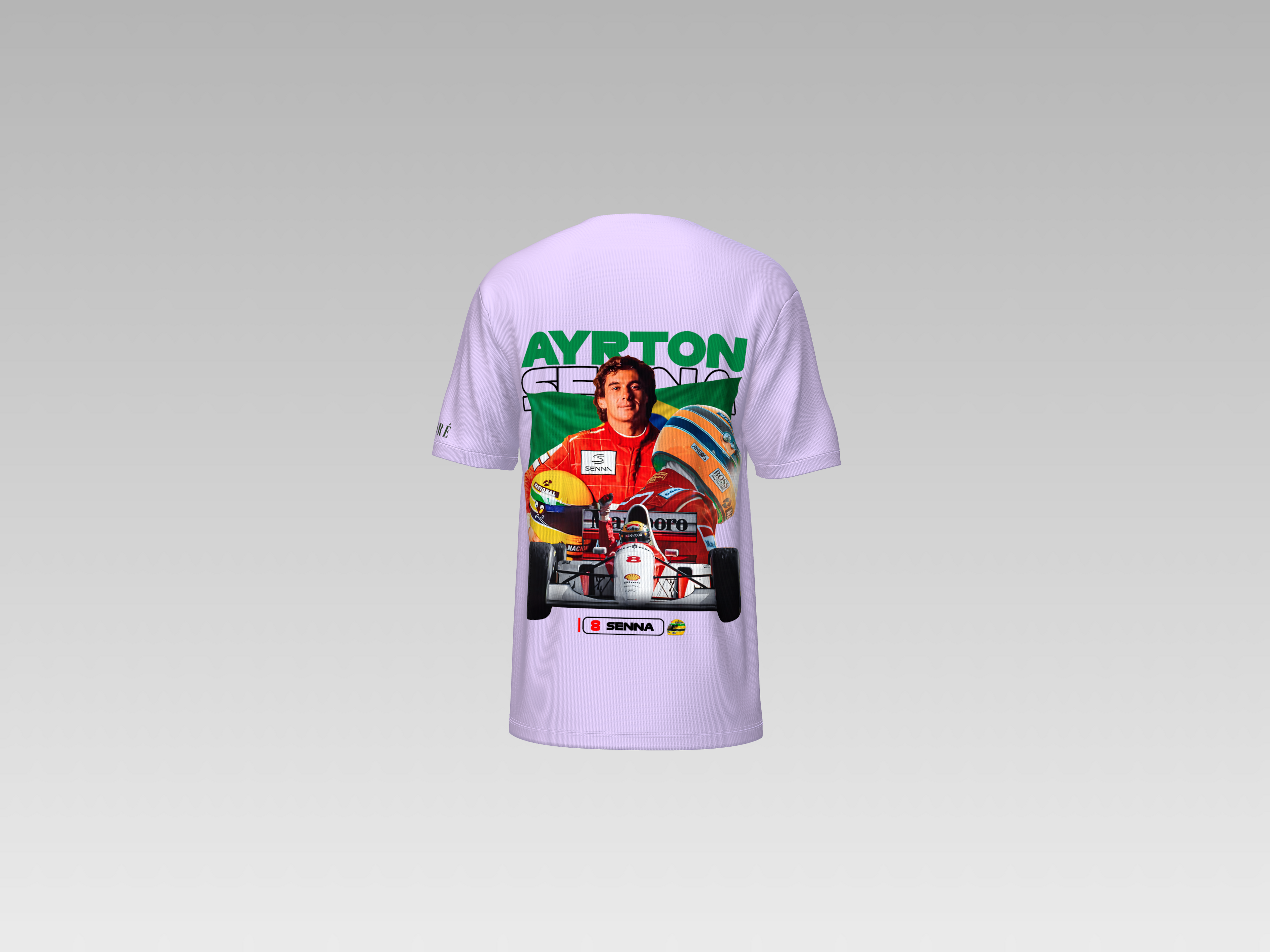 AYRTON SENNA PRINTED T-SHIRT