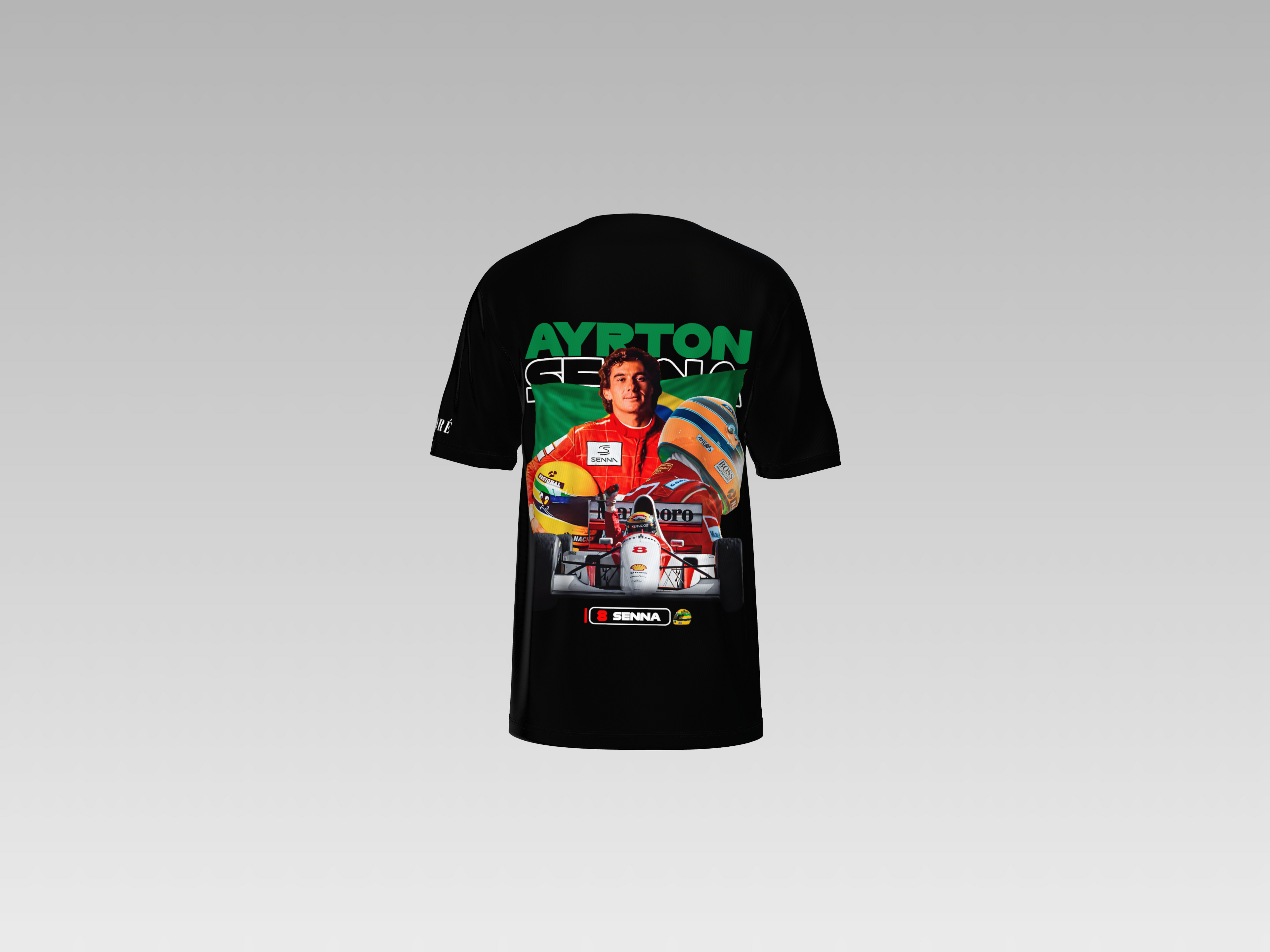 AYRTON SENNA PRINTED T-SHIRT