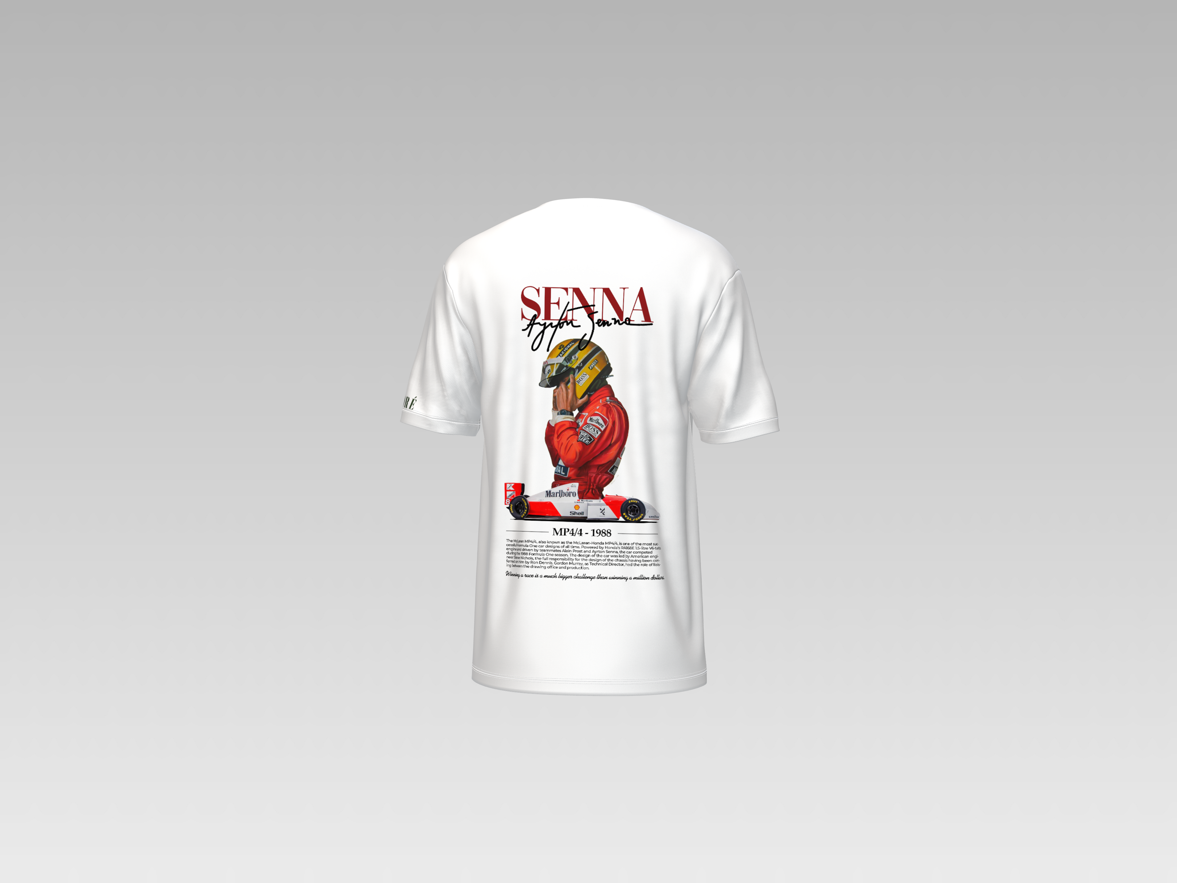 AYRTON SENNA PRINTED T-SHIRT