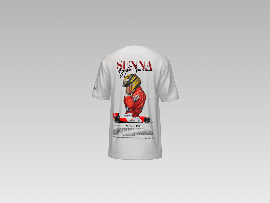 AYRTON SENNA PRINTED T-SHIRT