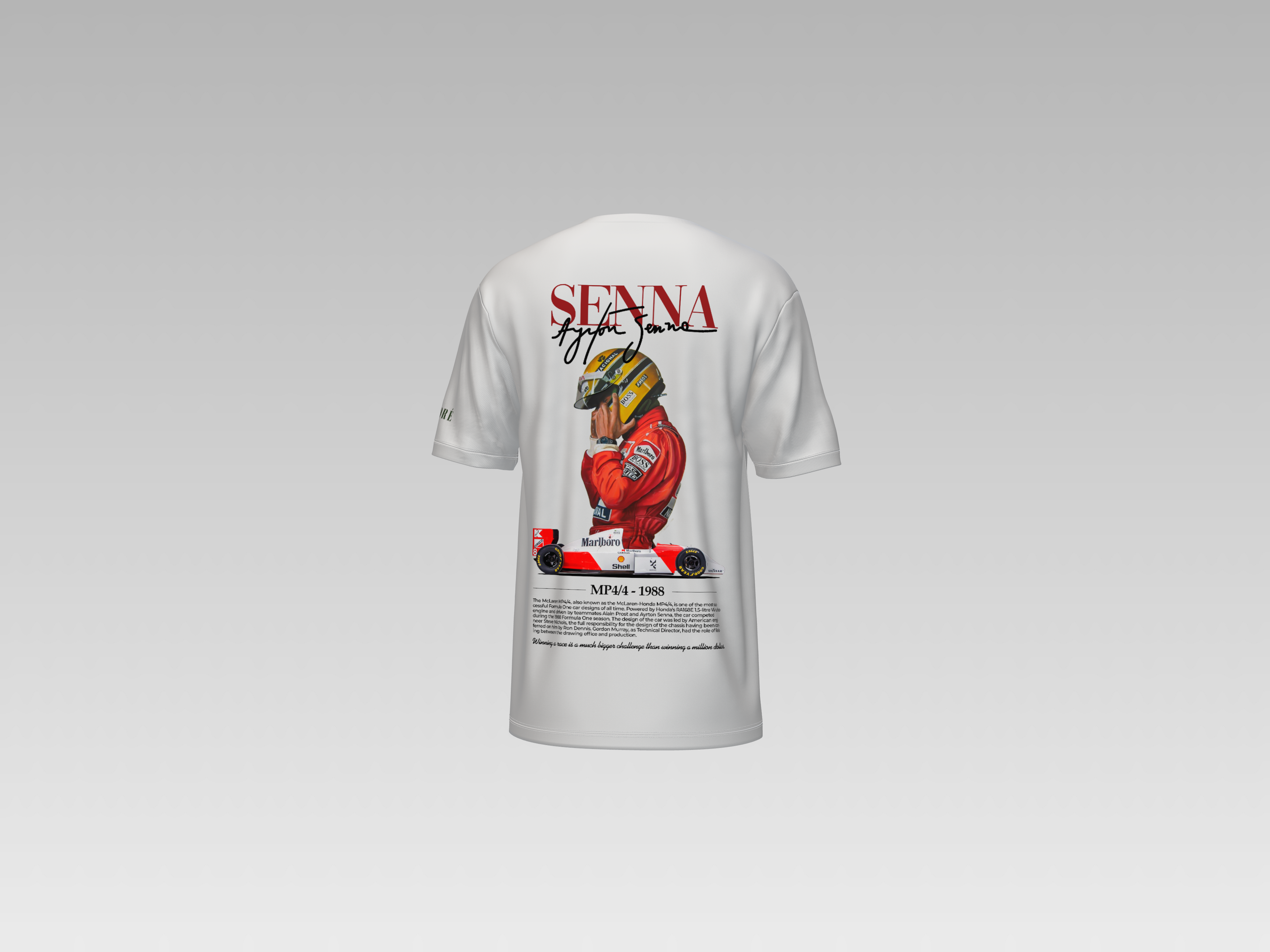 AYRTON SENNA PRINTED T-SHIRT