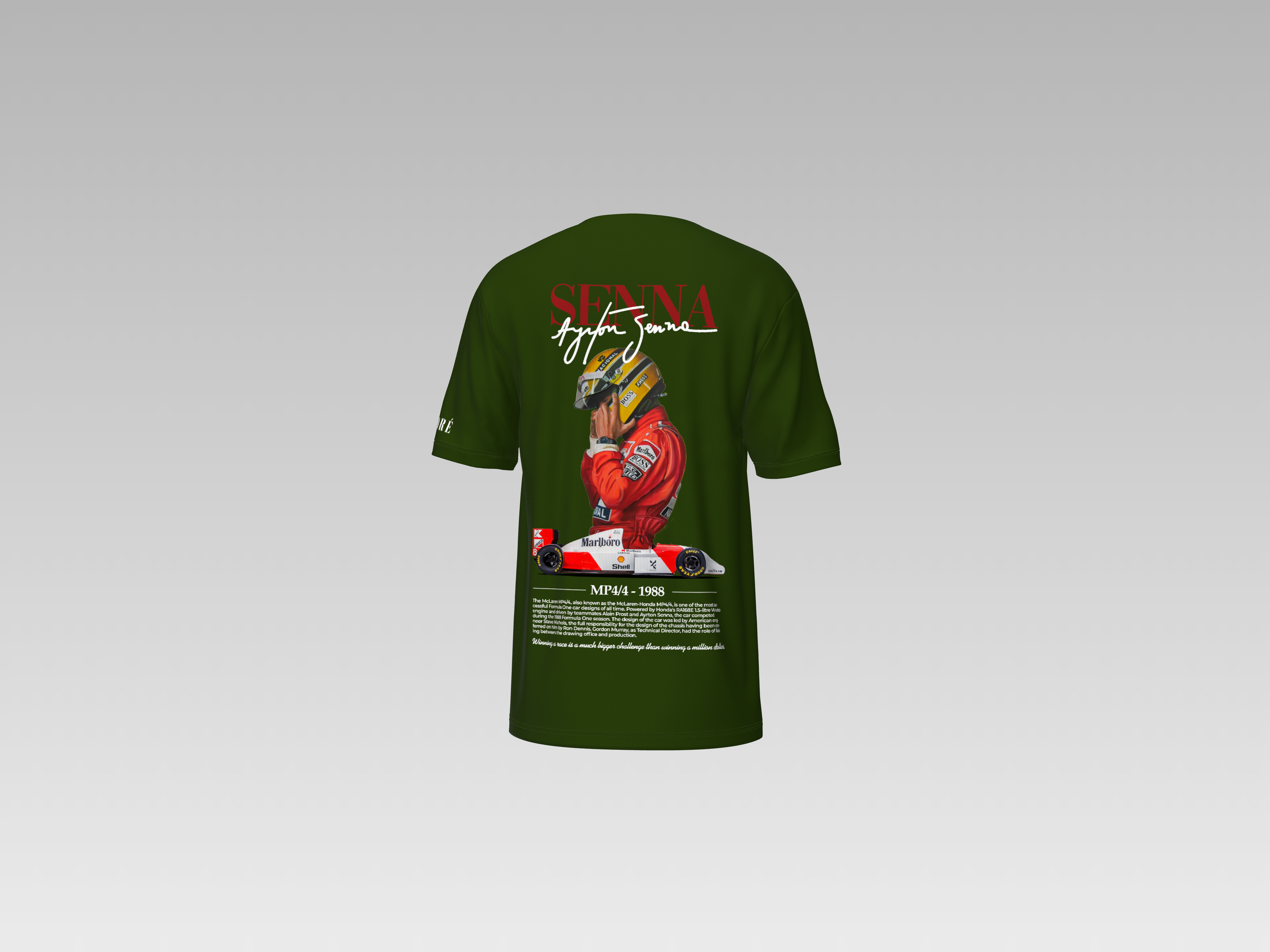 AYRTON SENNA PRINTED T-SHIRT