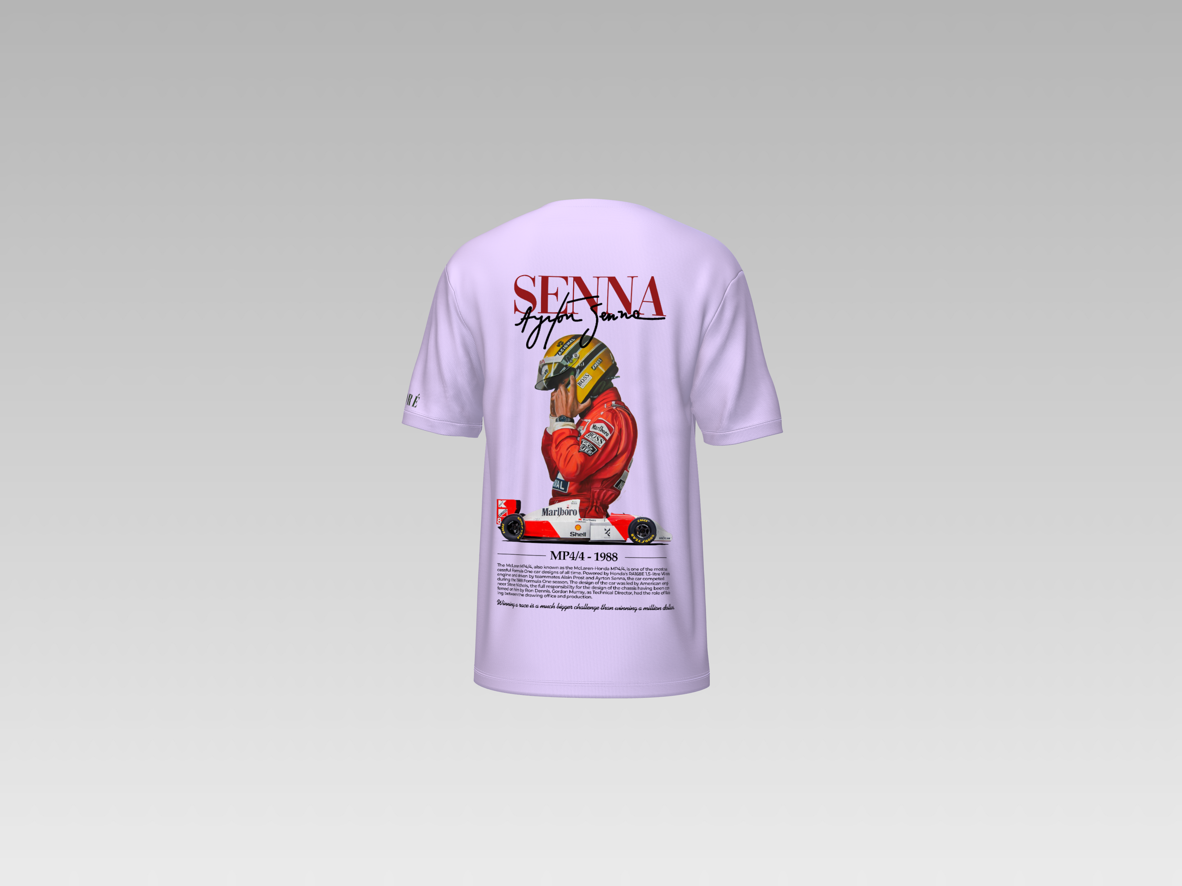 AYRTON SENNA PRINTED T-SHIRT