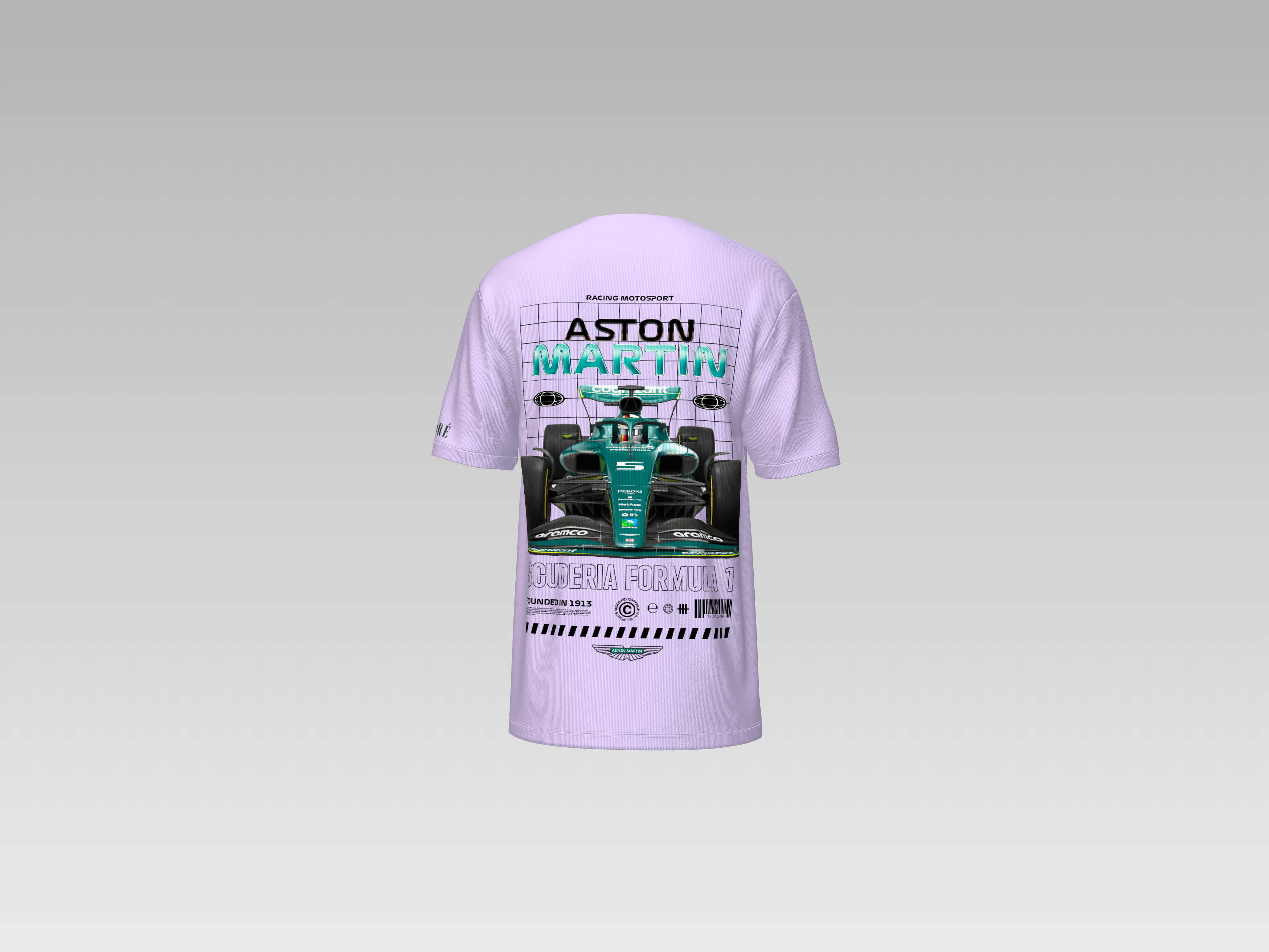 ASTON MARTIN PRINTED T-SHIRT